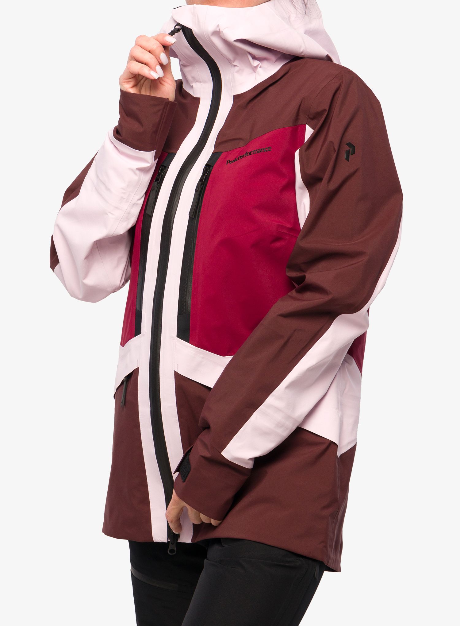 Куртка жіноча Peak Performance Gravity Gore-Tex Jacket - cold blush/sapote/rogue red