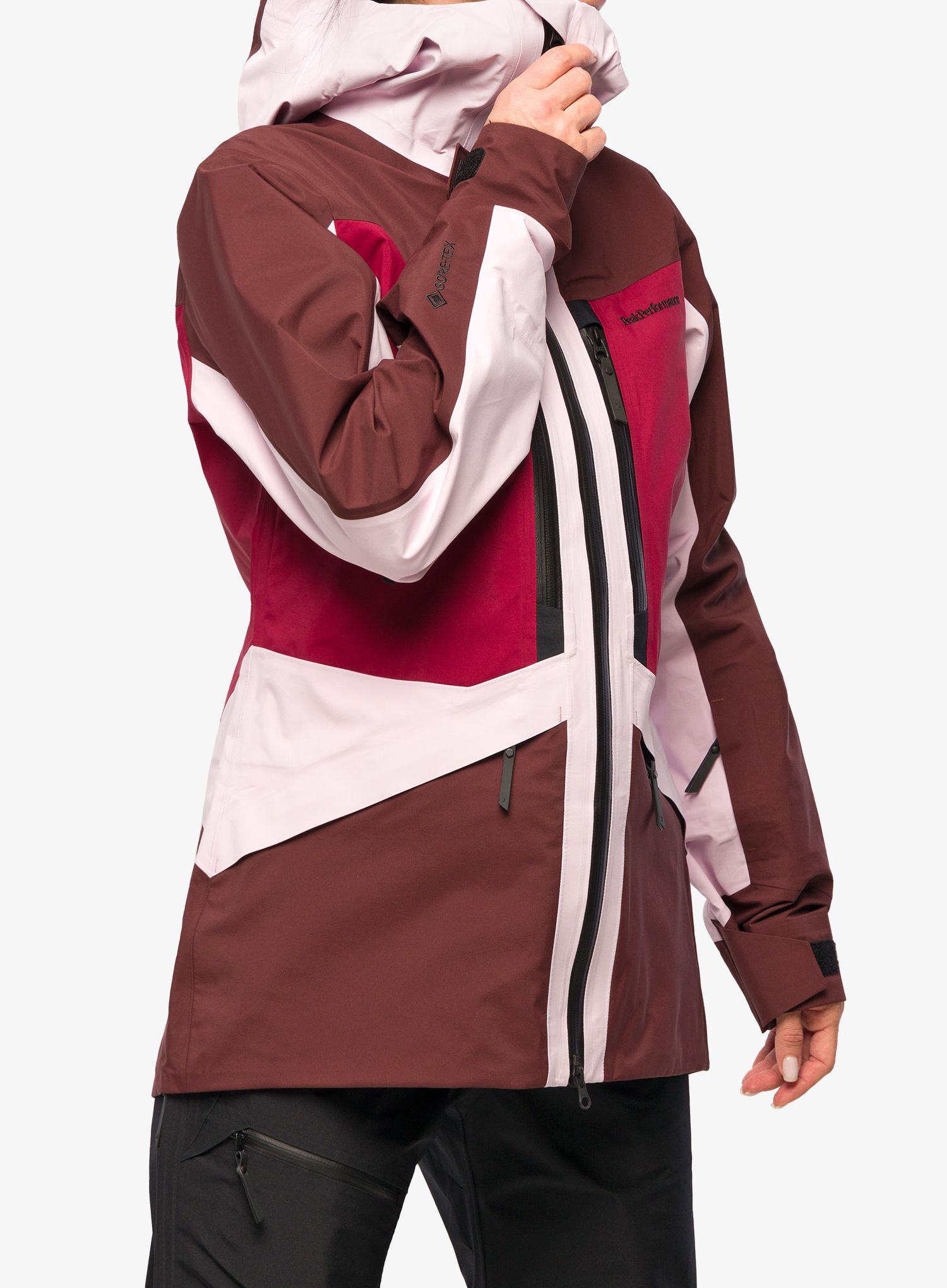 Куртка жіноча Peak Performance Gravity Gore-Tex Jacket - cold blush/sapote/rogue red