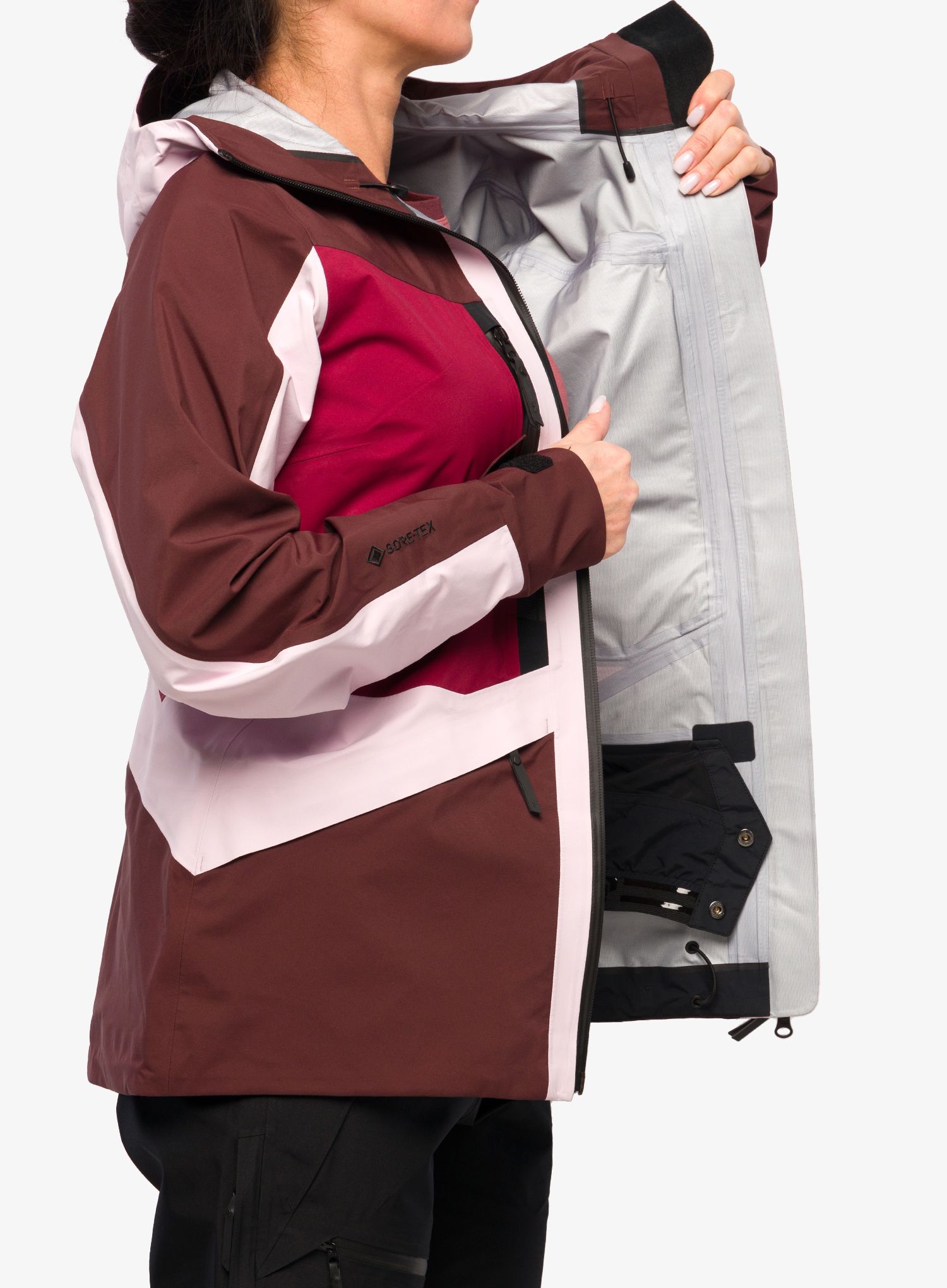 Куртка жіноча Peak Performance Gravity Gore-Tex Jacket - cold blush/sapote/rogue red