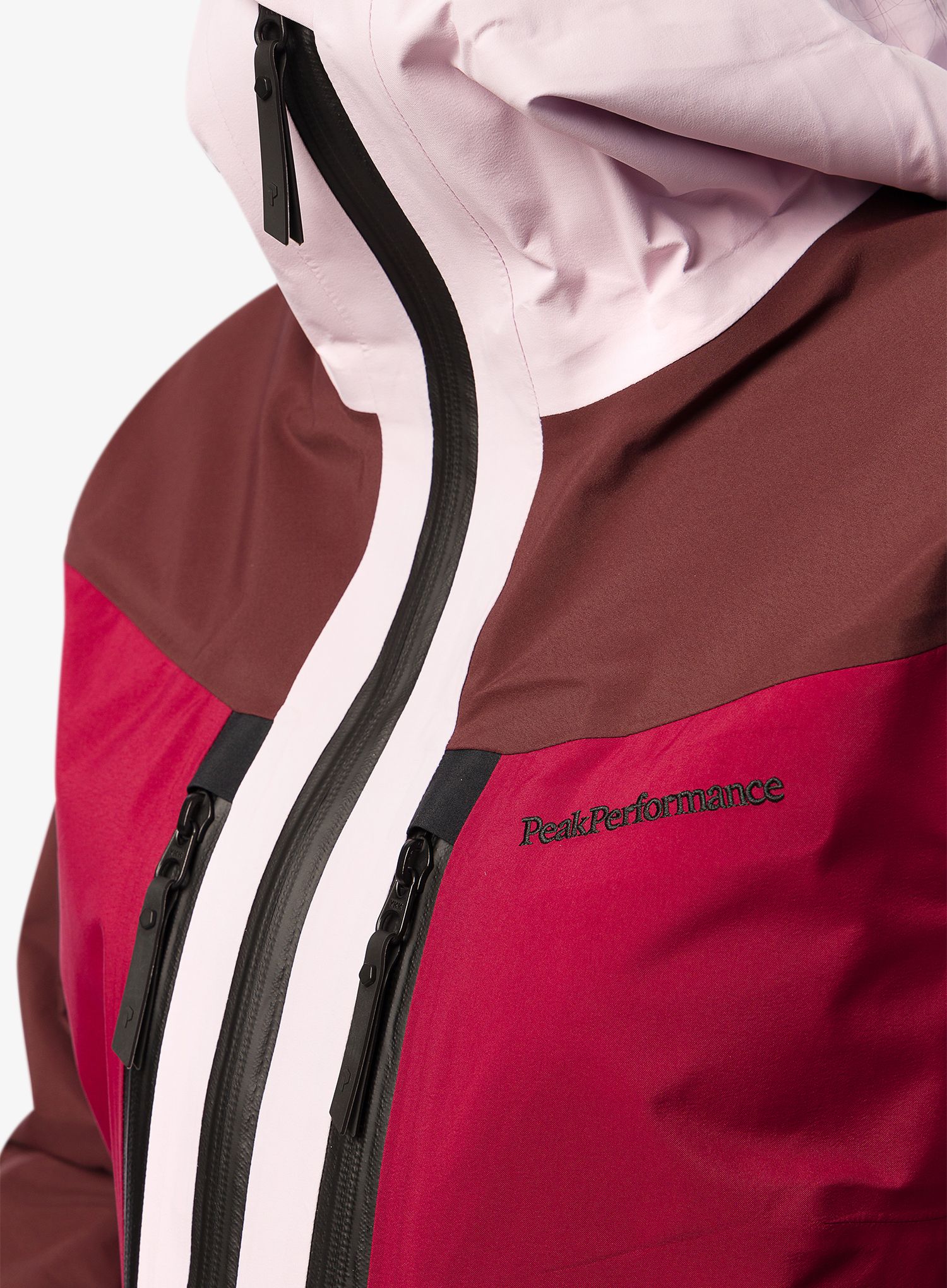 Куртка жіноча Peak Performance Gravity Gore-Tex Jacket - cold blush/sapote/rogue red