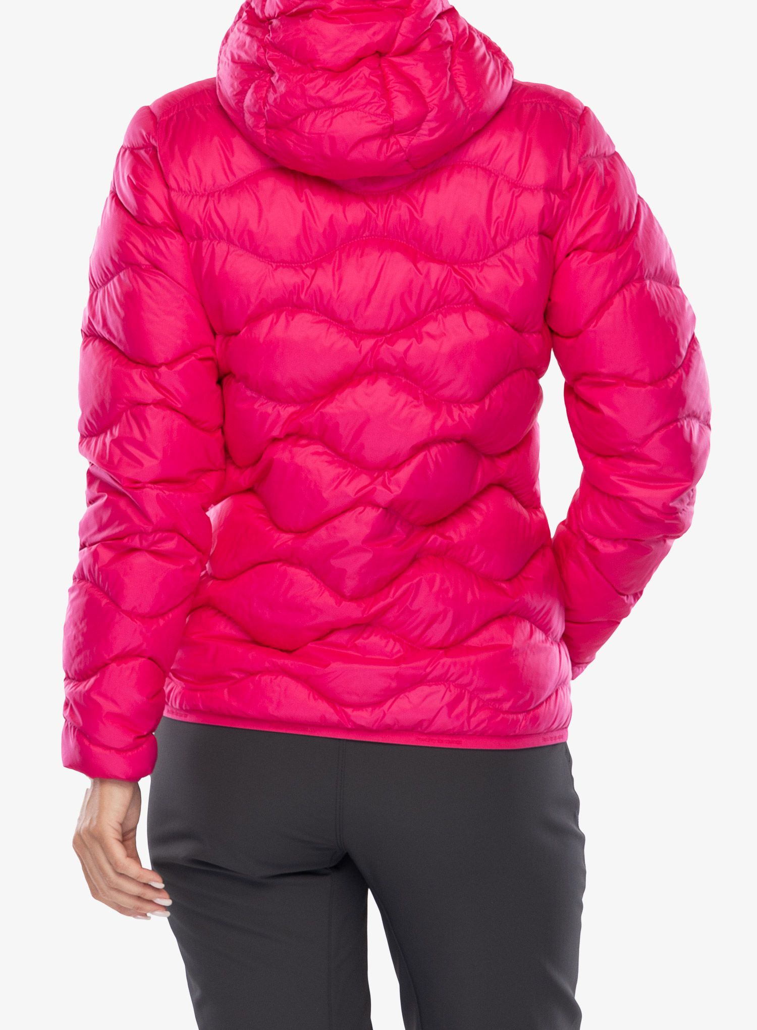 Пуховик жіноча Peak Performance Helium Down Hood Jacket - beetroot purple