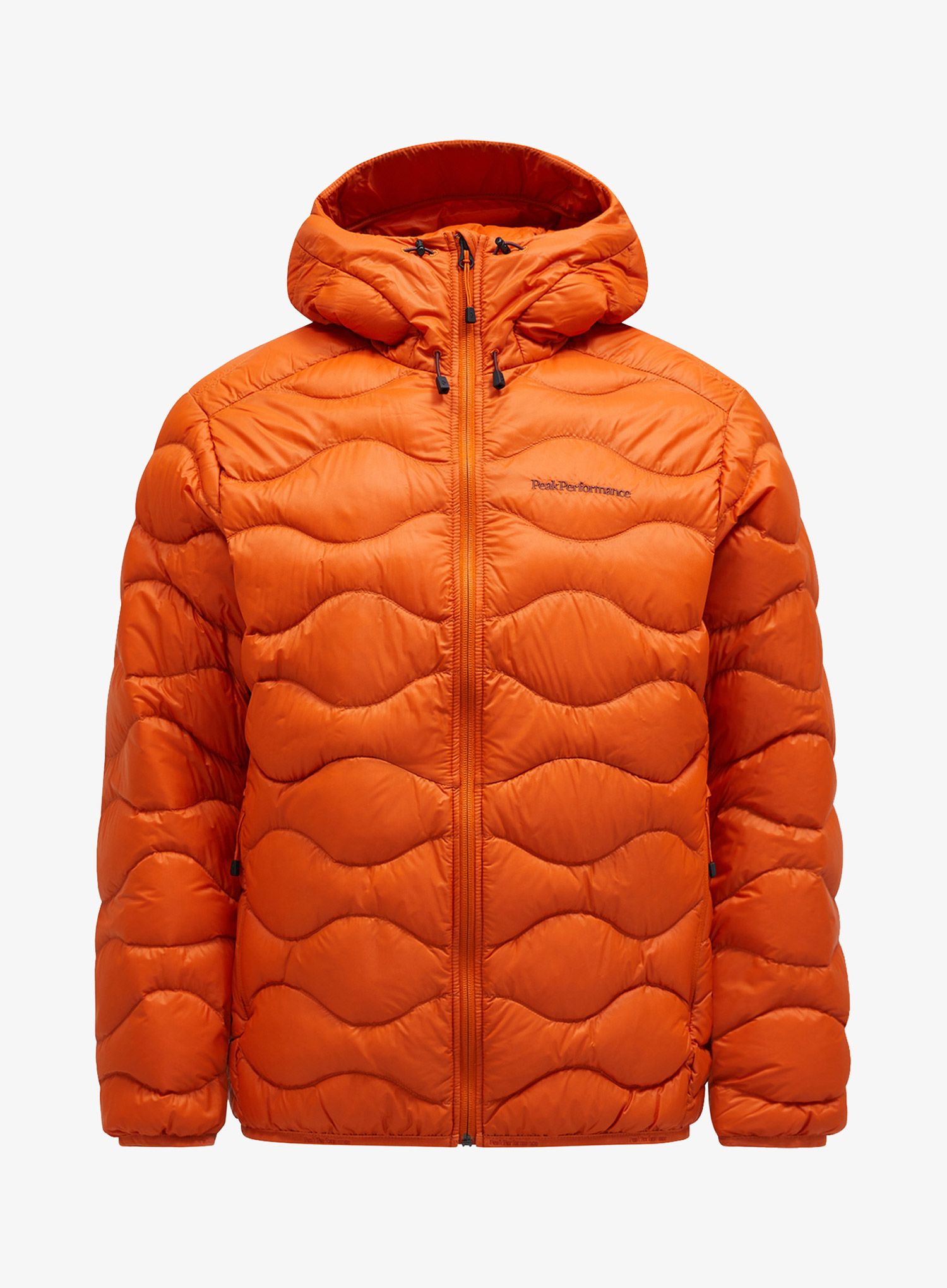 Пуховик Peak Performance Helium Down Hood Jacket - gold flame