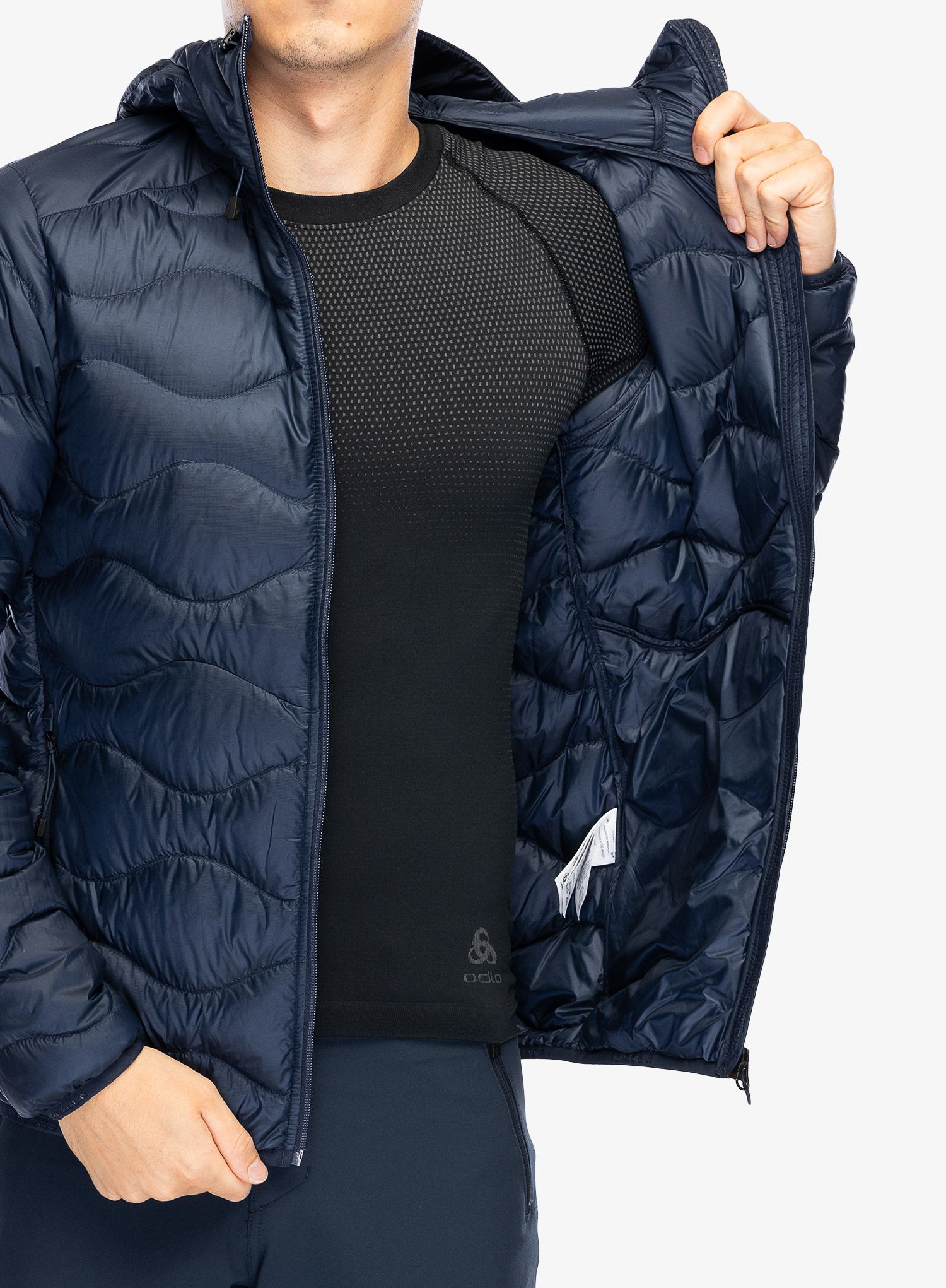 Пуховик Peak Performance Helium Down Hood Jacket - blue shadow