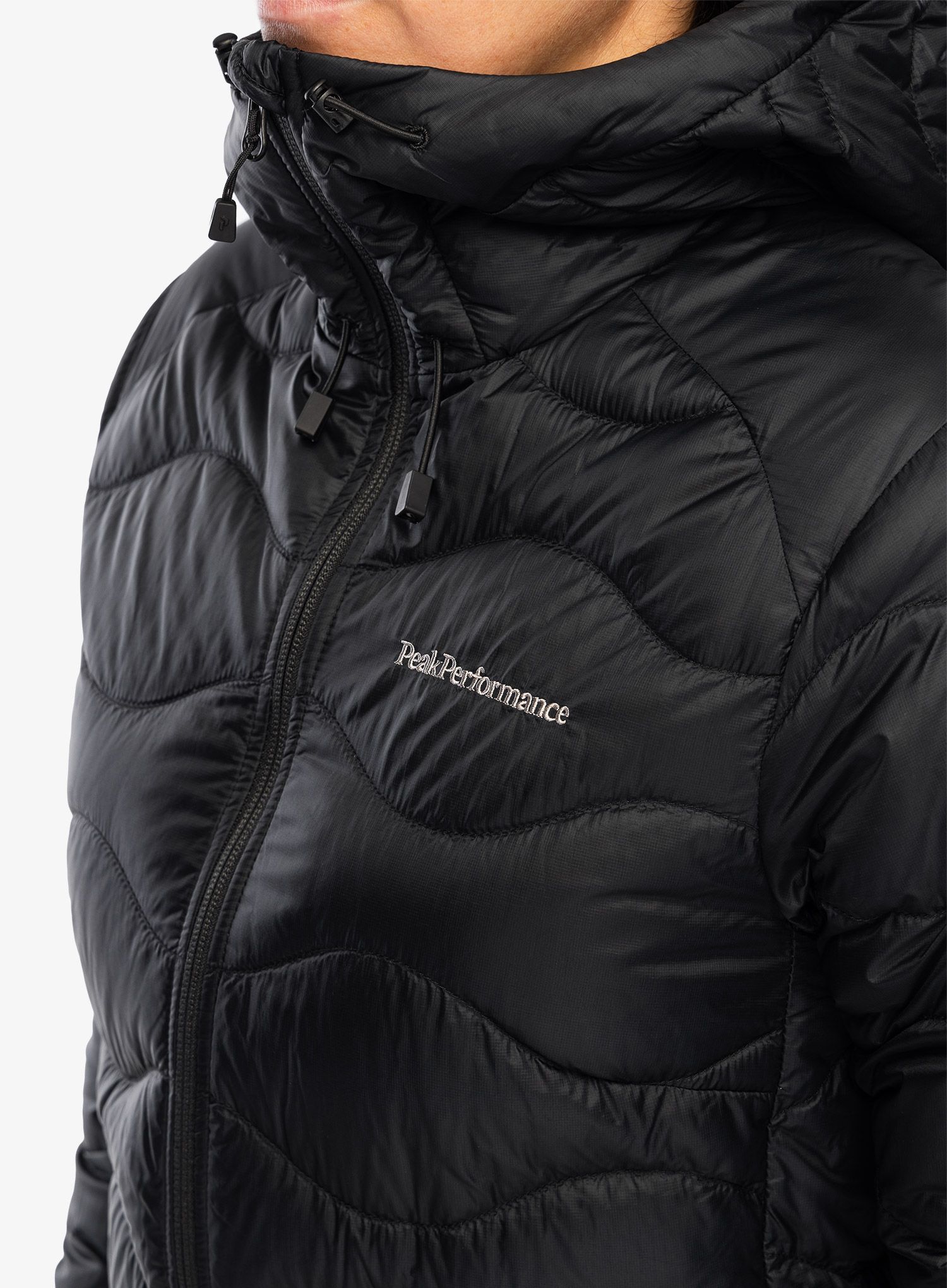 Плащ пуховий жіночий Peak Performance Helium Down Parka - black