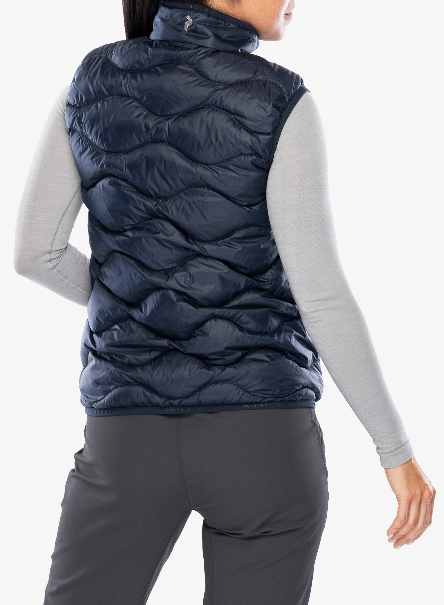 Жилет пуховий жіночий Peak Performance Helium Down Vest - blue shadow/shadow
