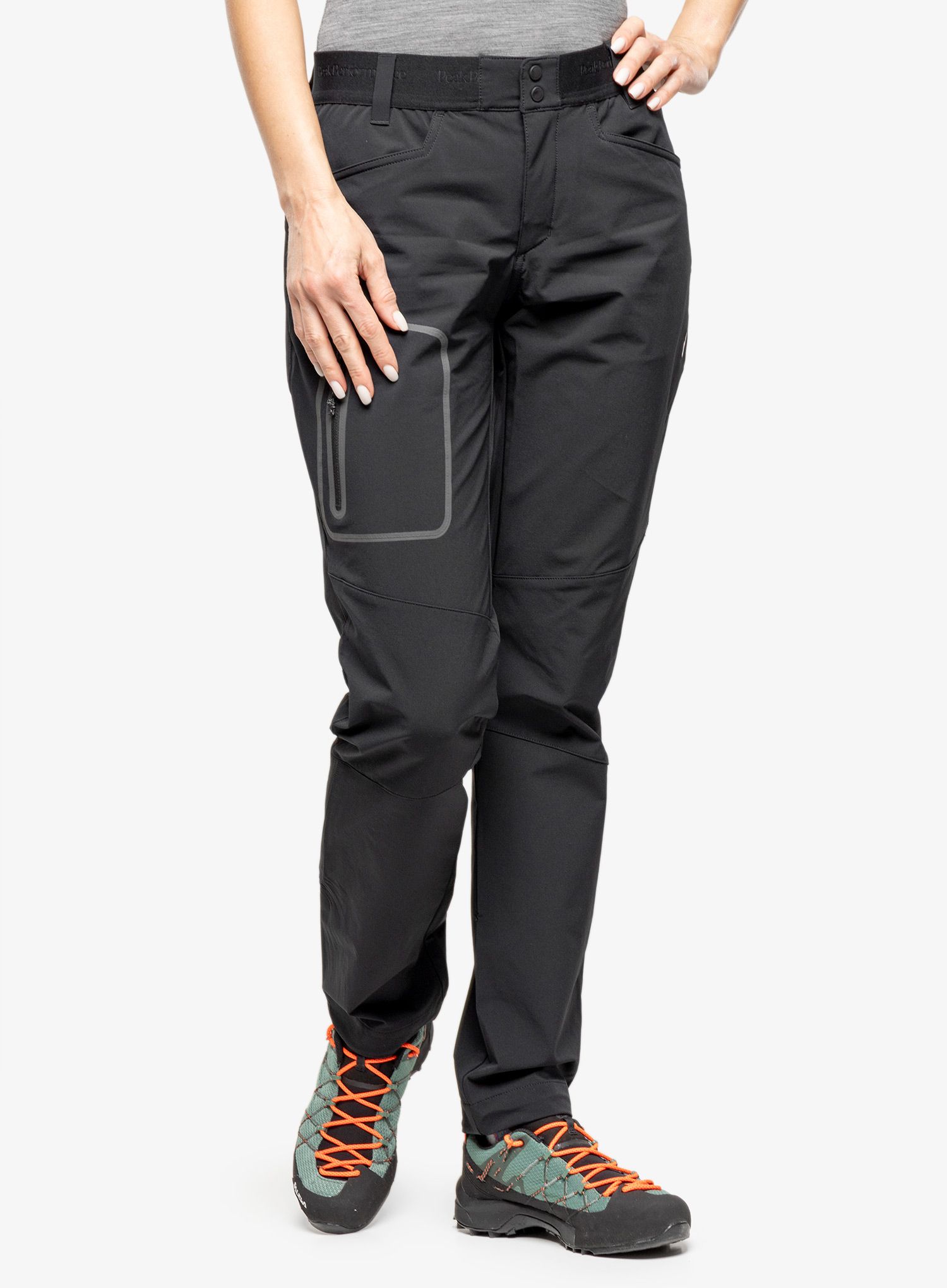 Штани softshell жіночі Peak Performance Light SS Scale Pants - black