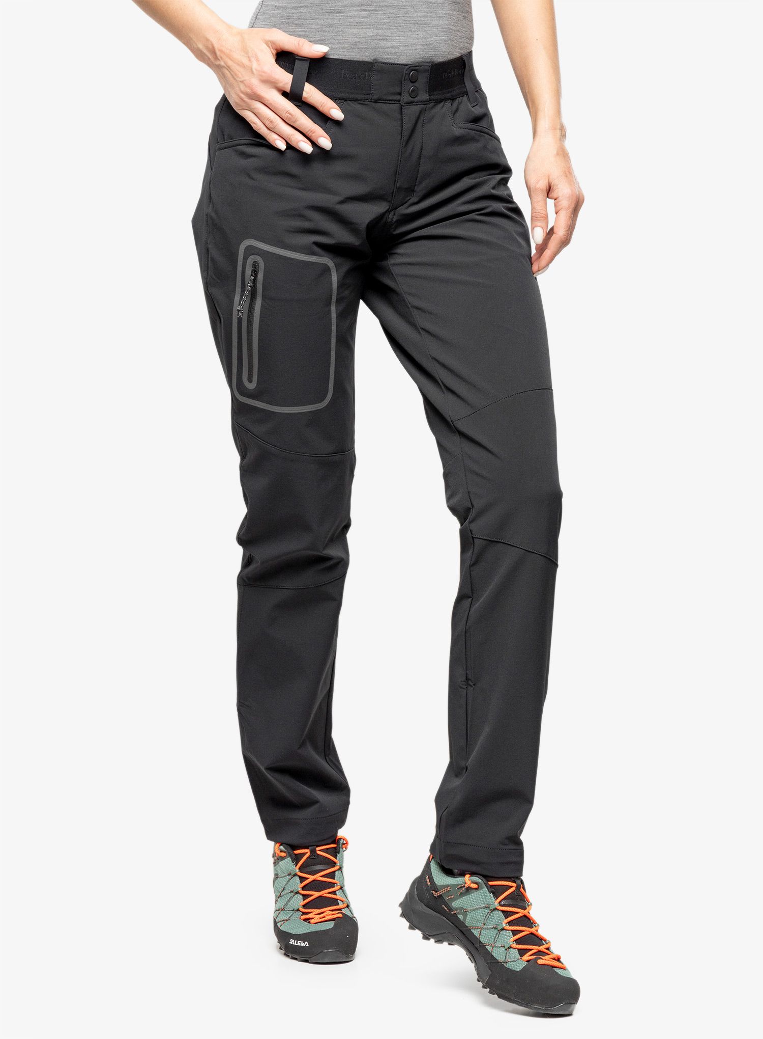 Штани softshell жіночі Peak Performance Light SS Scale Pants - black