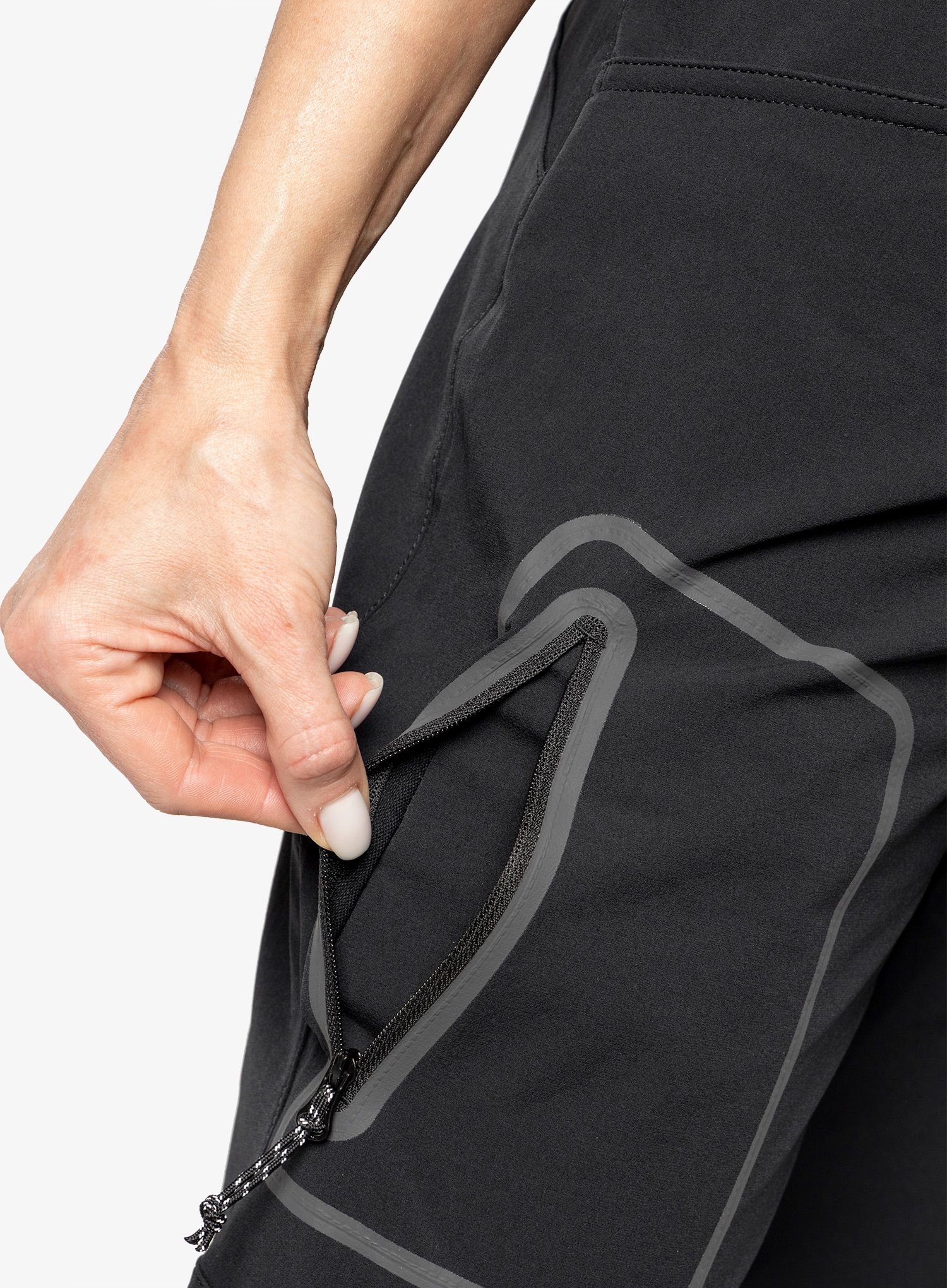 Штани softshell жіночі Peak Performance Light SS Scale Pants - black