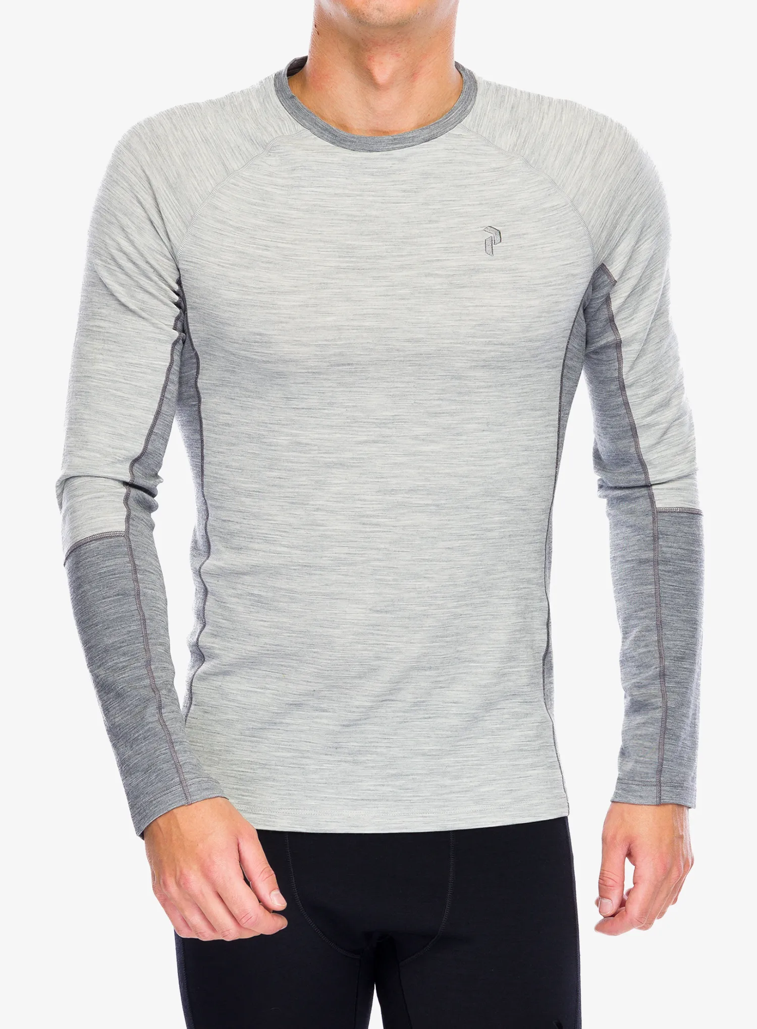 Термокофта Peak Performance Magic Crew - med grey melange