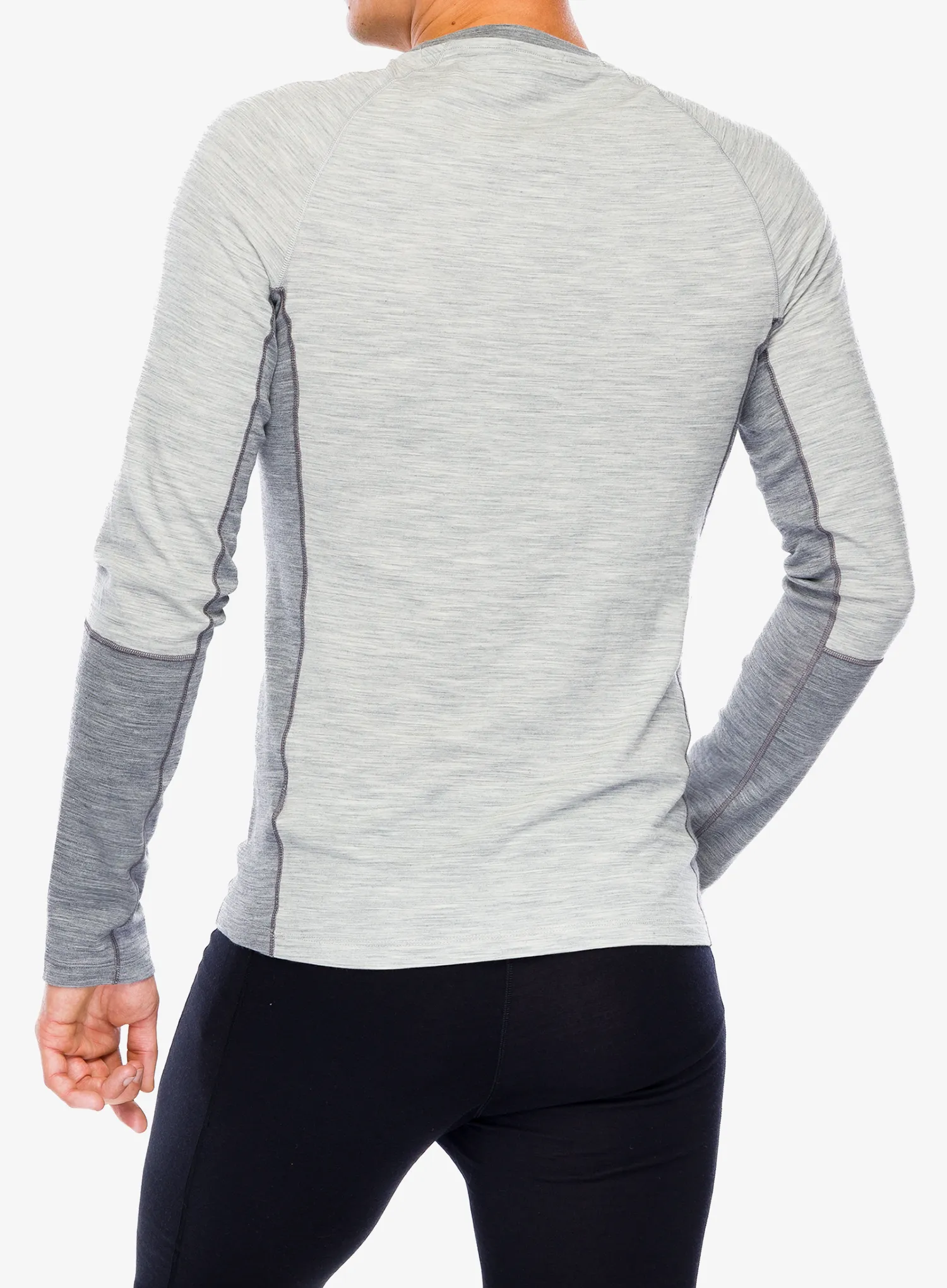 Термокофта Peak Performance Magic Crew - med grey melange