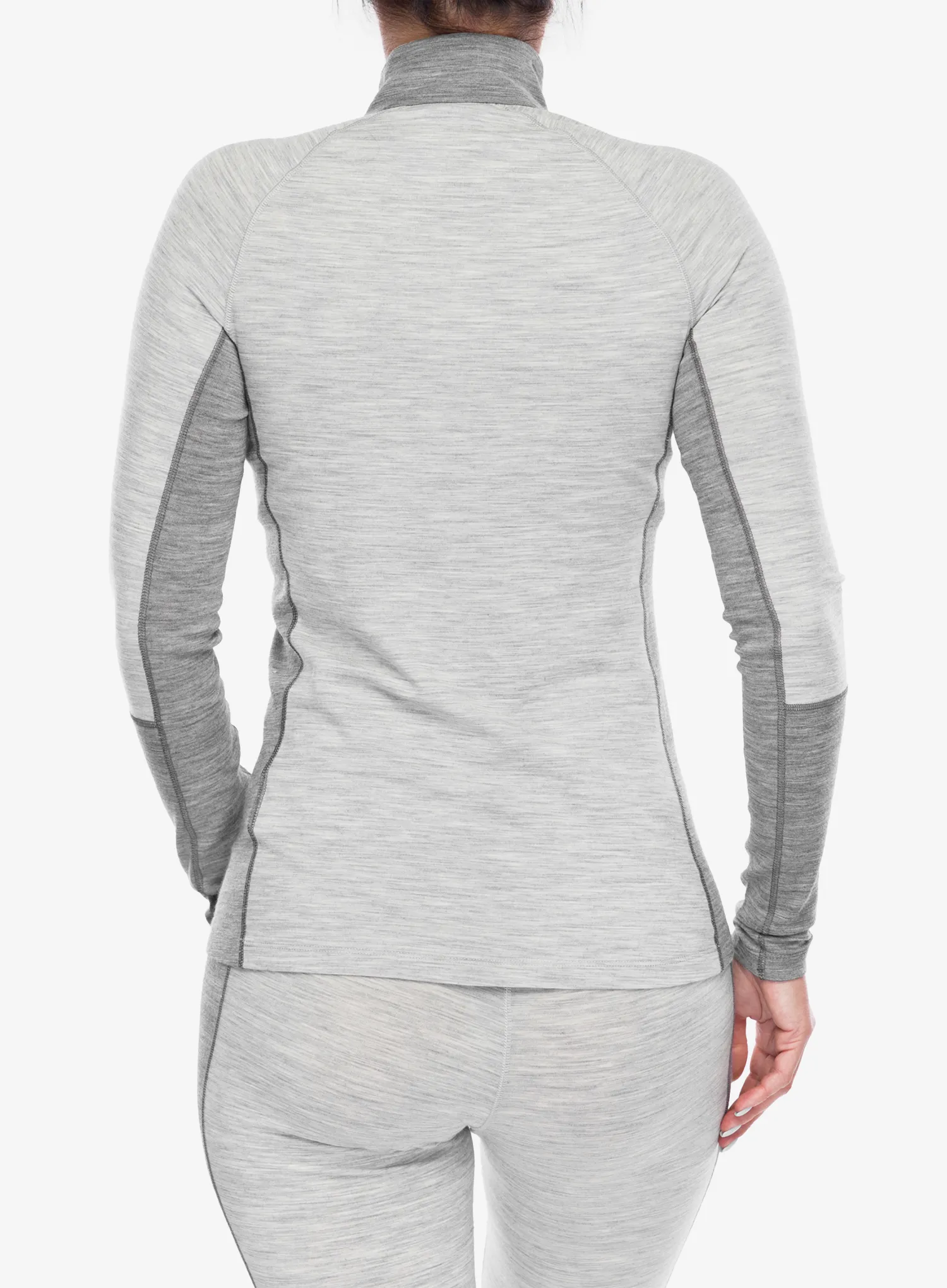 Термокофта жіноча Peak Performance Magic Half Zip - med grey melange