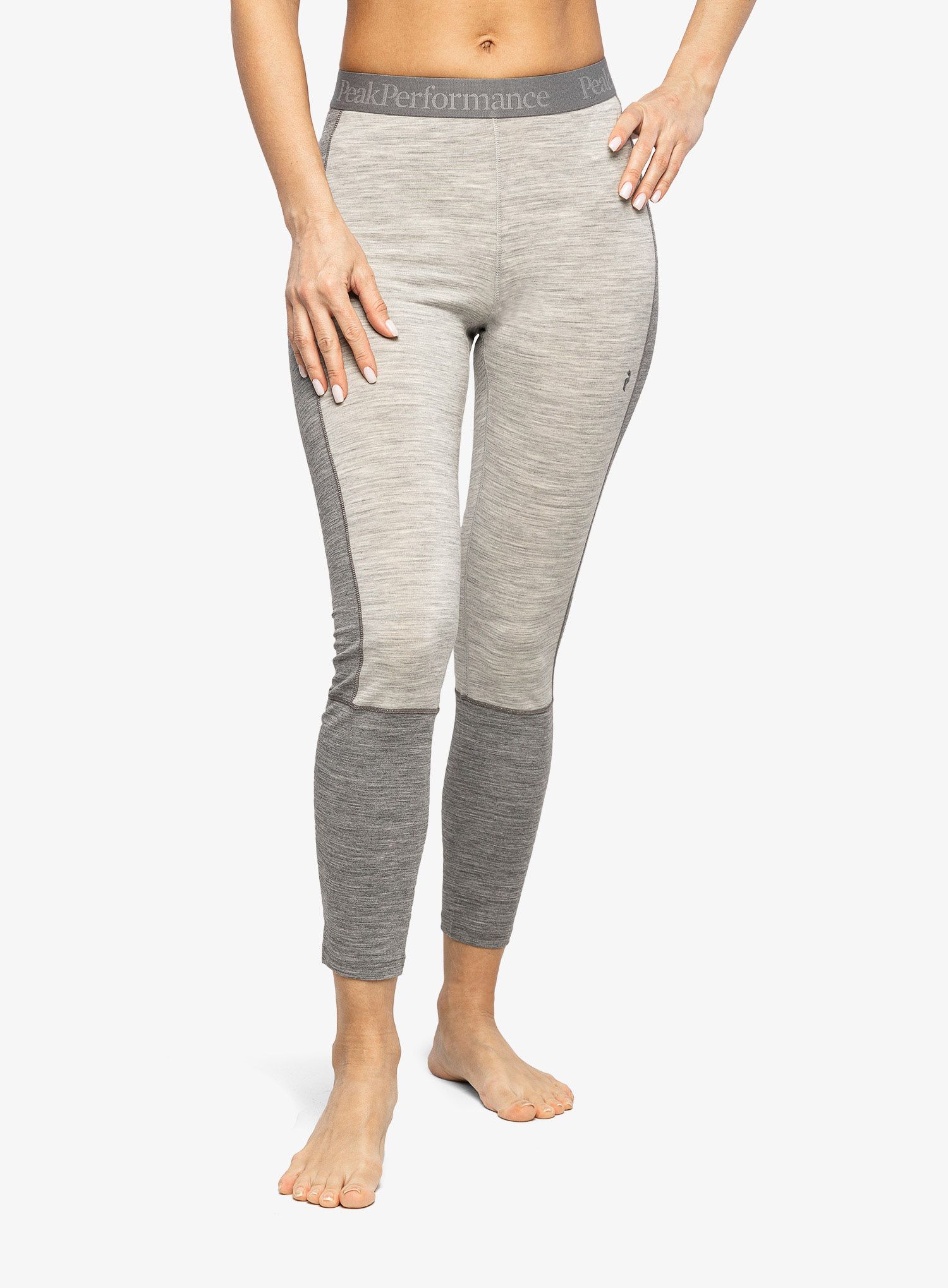 Термолегінси жіночі Peak Performance Magic Long John - med grey melange/grey melange