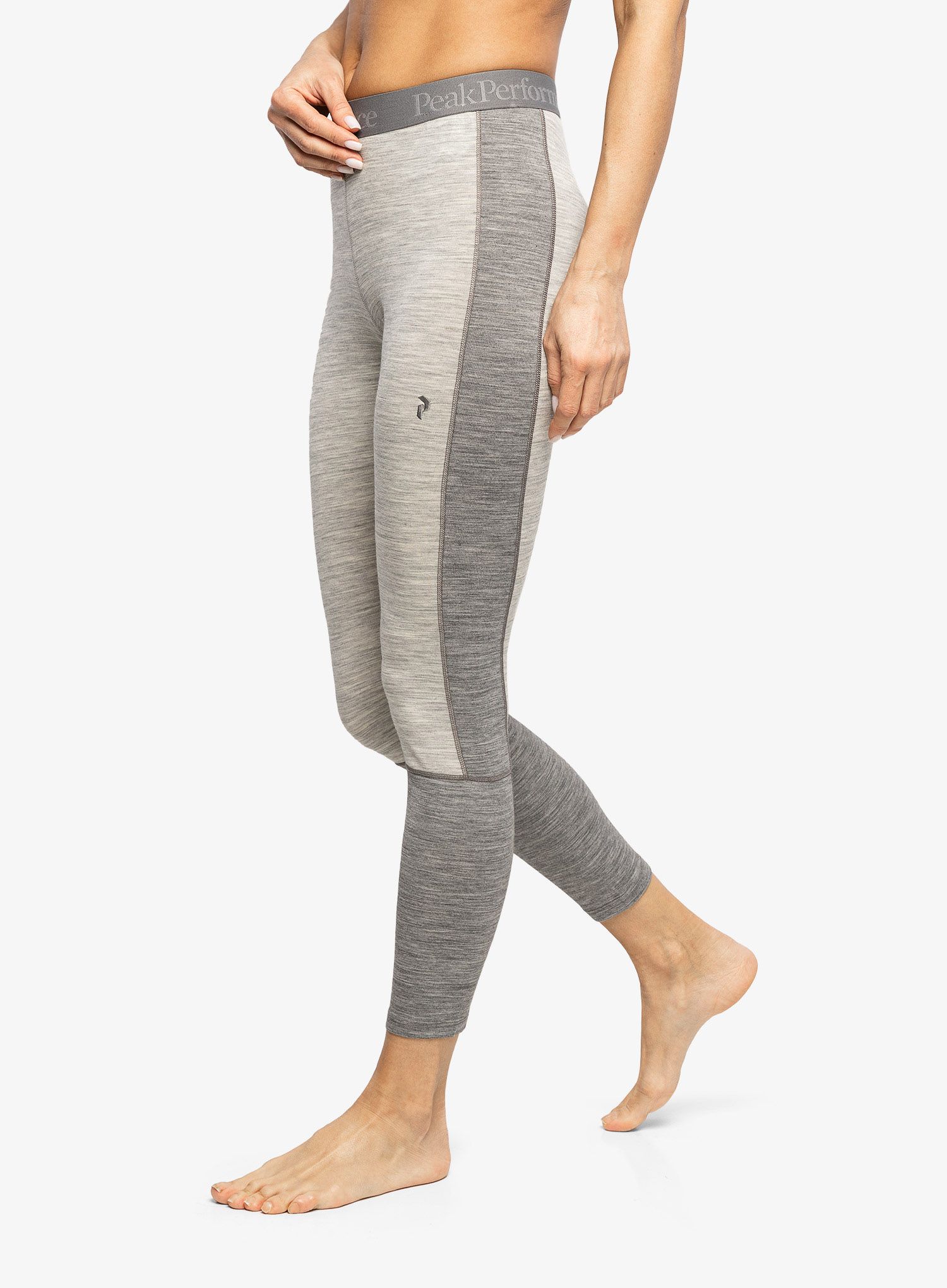 Термолегінси жіночі Peak Performance Magic Long John - med grey melange/grey melange