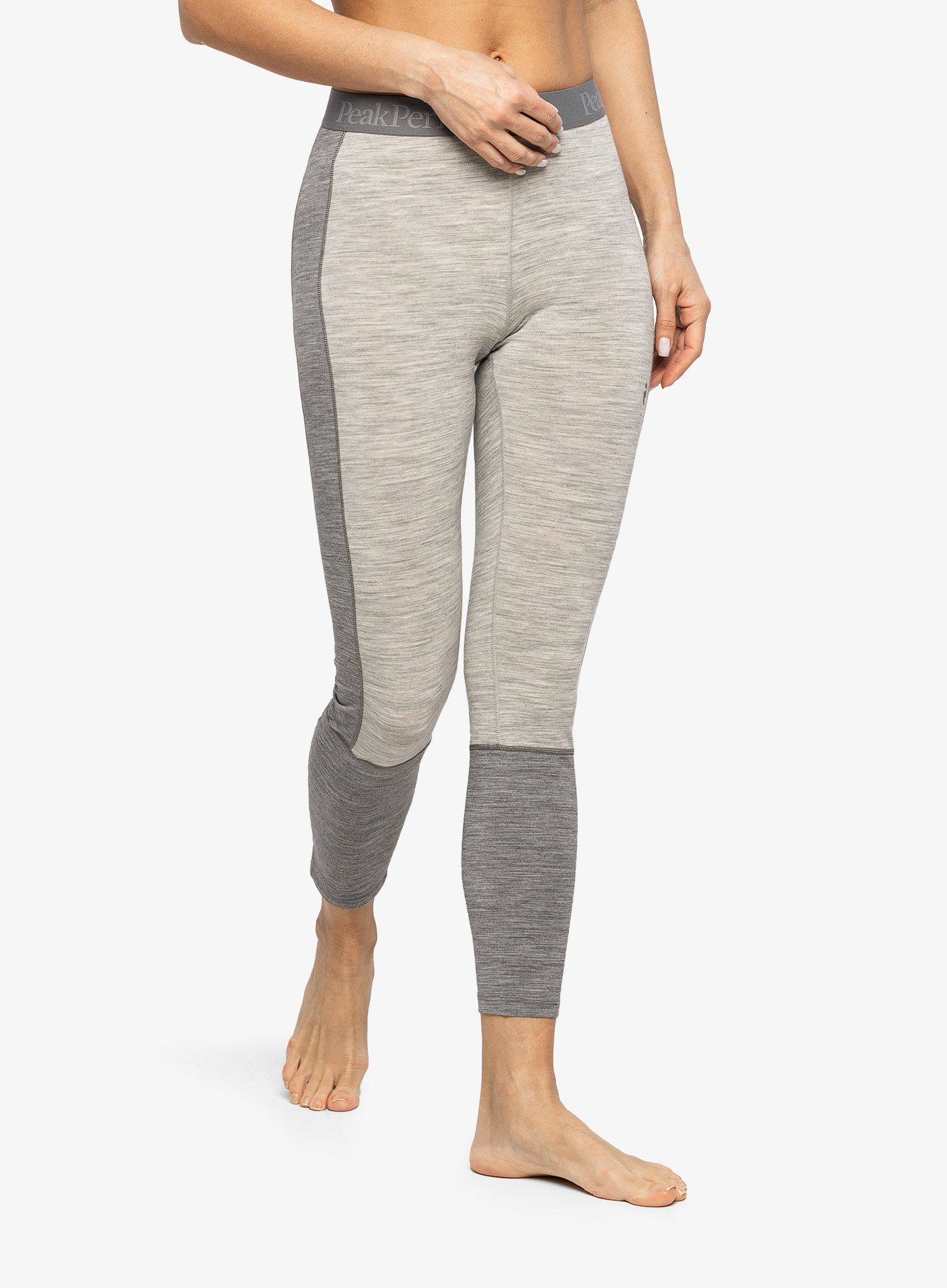 Термолегінси жіночі Peak Performance Magic Long John - med grey melange/grey melange