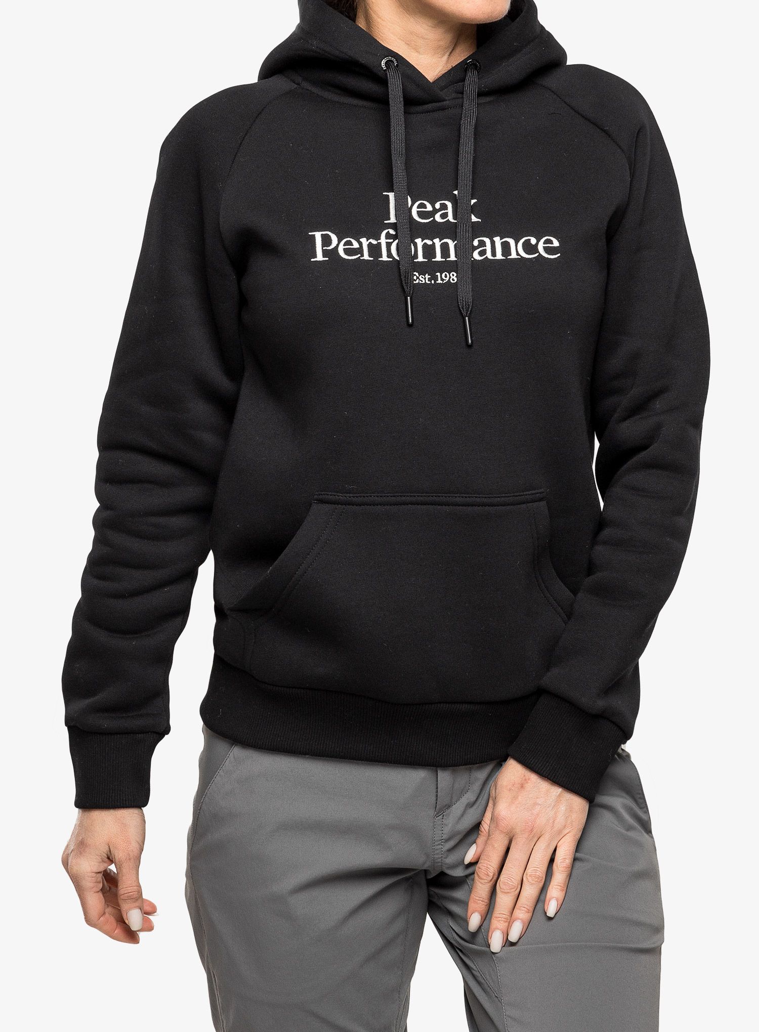 Кофта з каптуром жіноча Peak Performance Original Hood - black