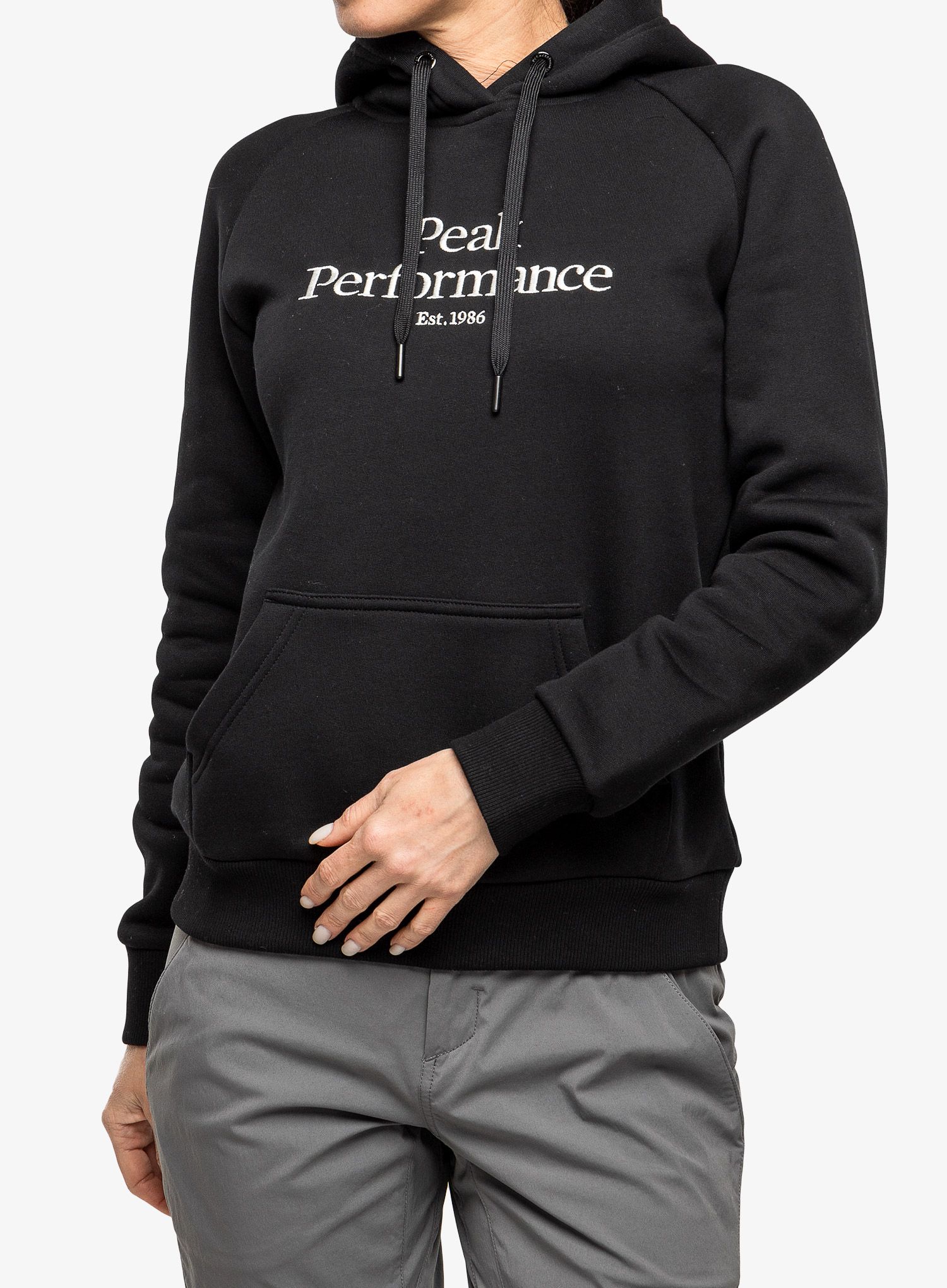 Кофта з каптуром жіноча Peak Performance Original Hood - black
