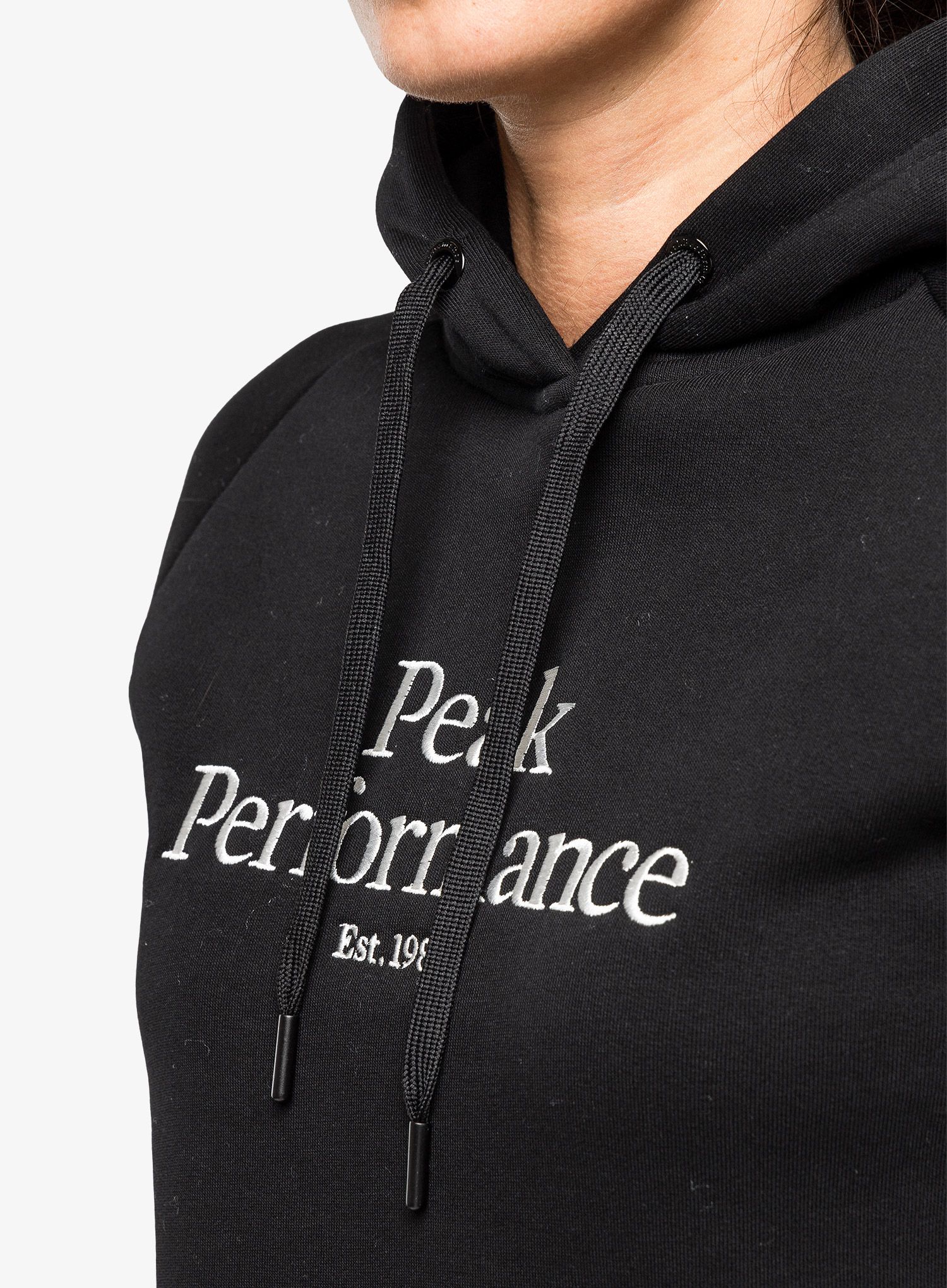 Кофта з каптуром жіноча Peak Performance Original Hood - black