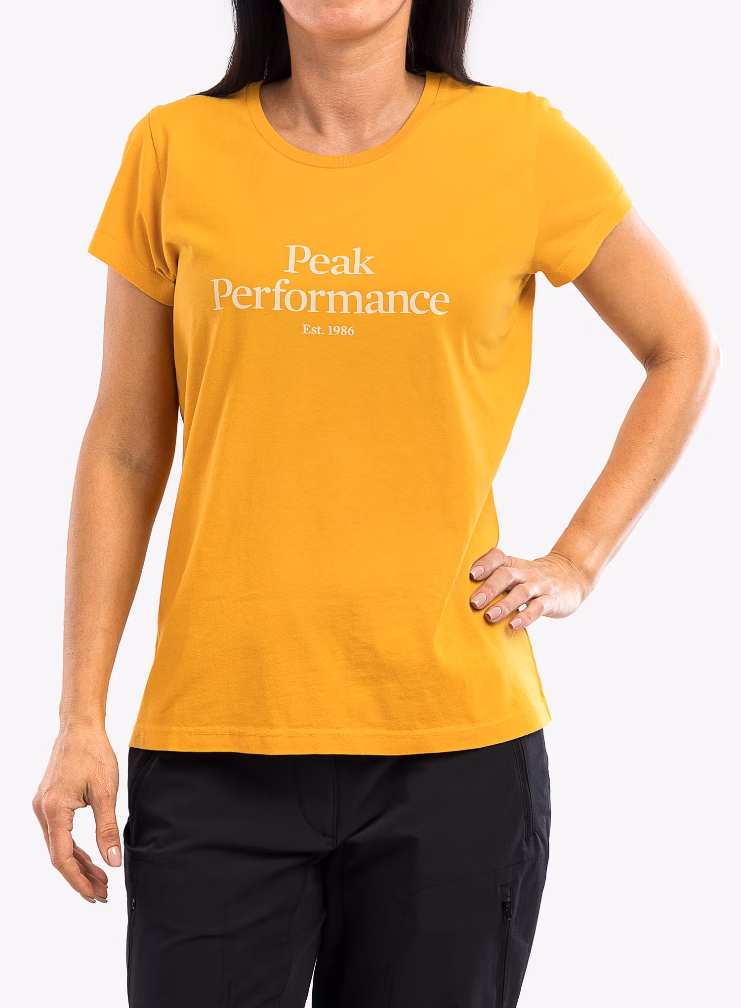 Футболка жіноча Peak Performance Original Tee - blaze tundra