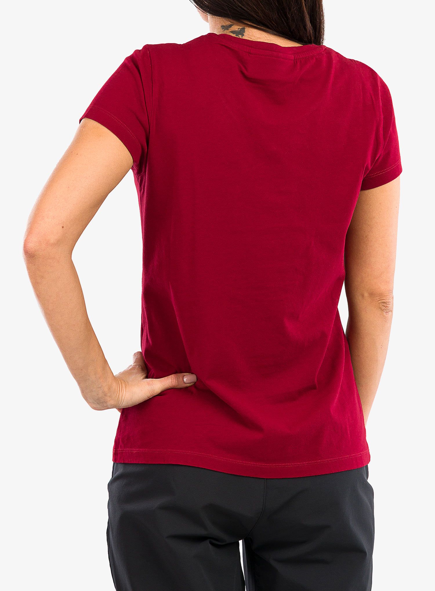 Футболка з принтом жіноча Peak Performance Original Tee - rogue red