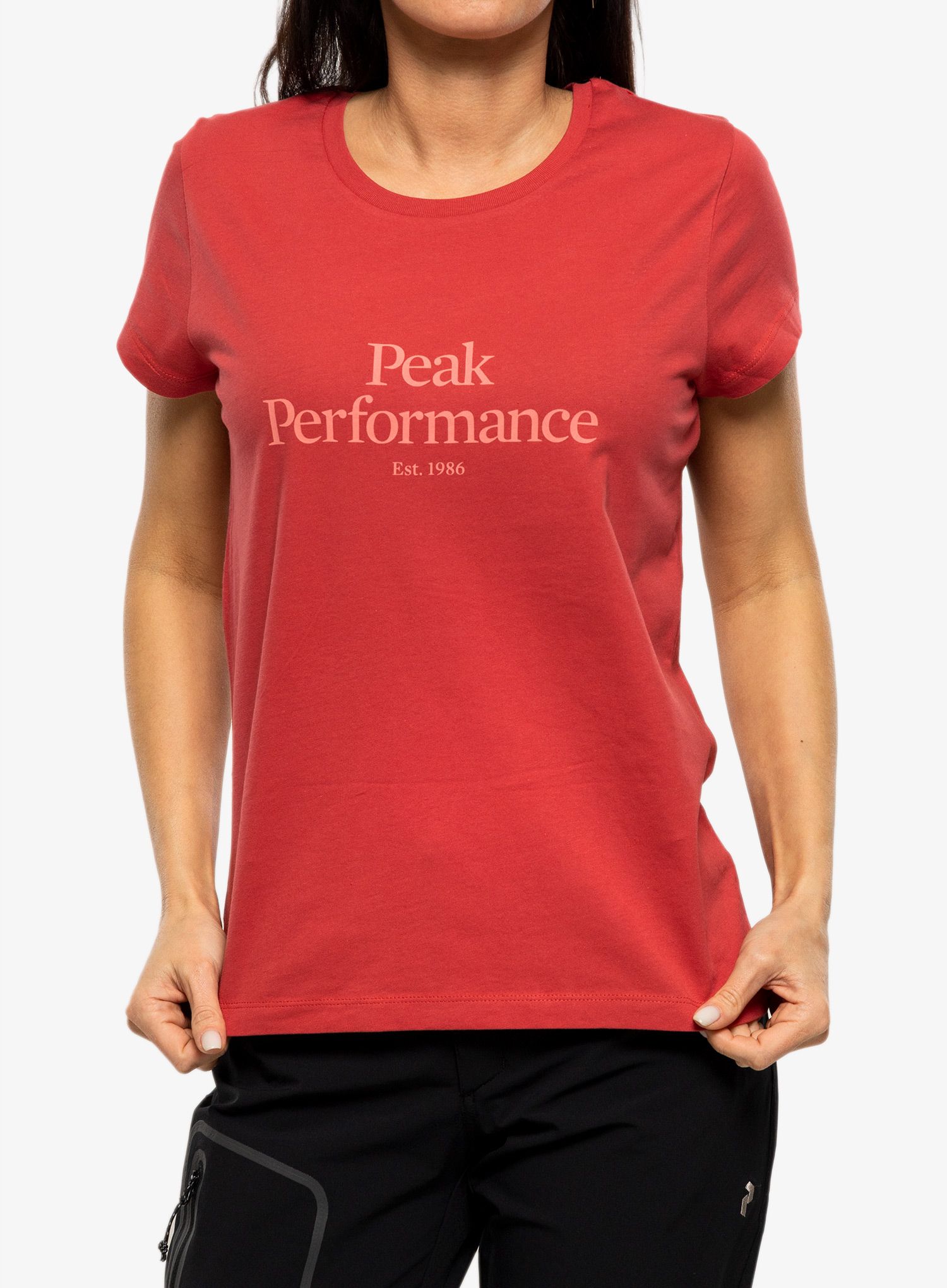 Футболка жіноча Peak Performance Original Tee - softer red