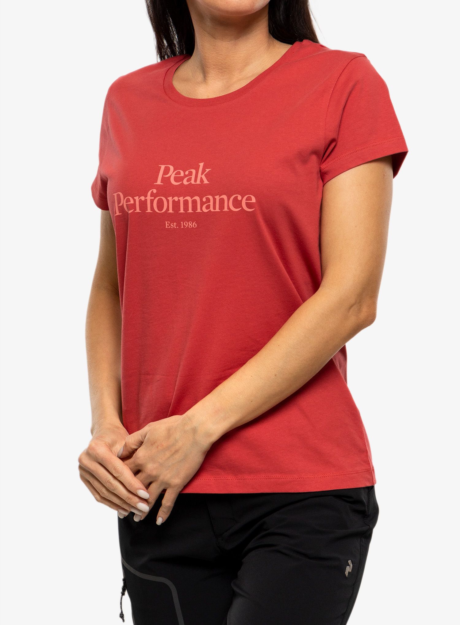 Футболка жіноча Peak Performance Original Tee - softer red