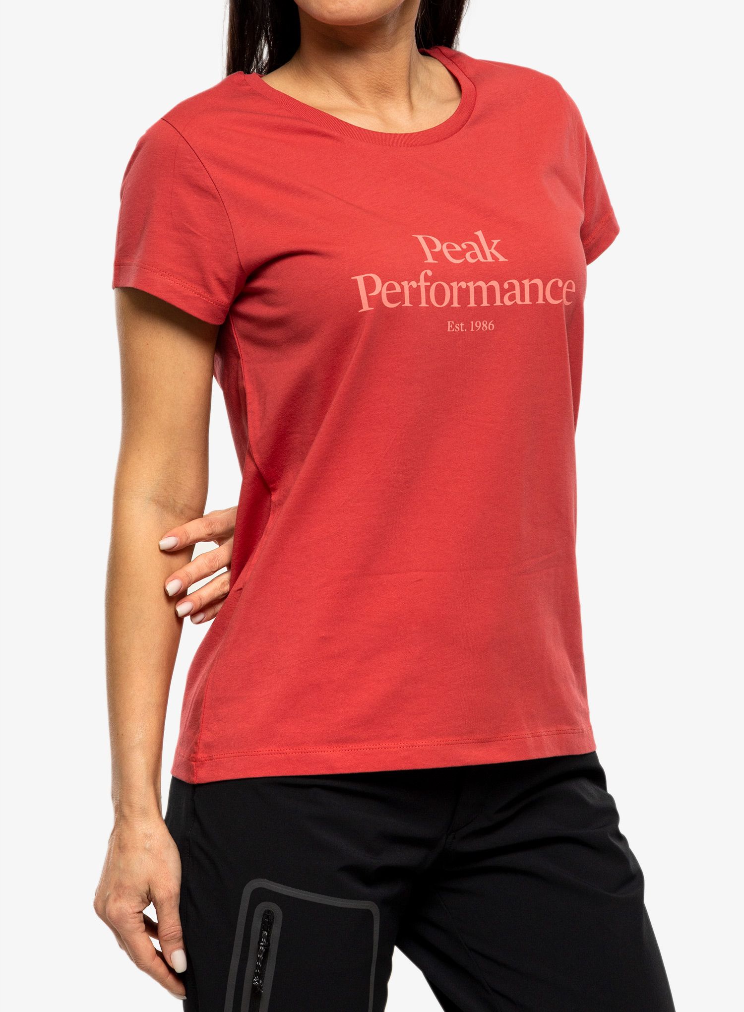Футболка жіноча Peak Performance Original Tee - softer red