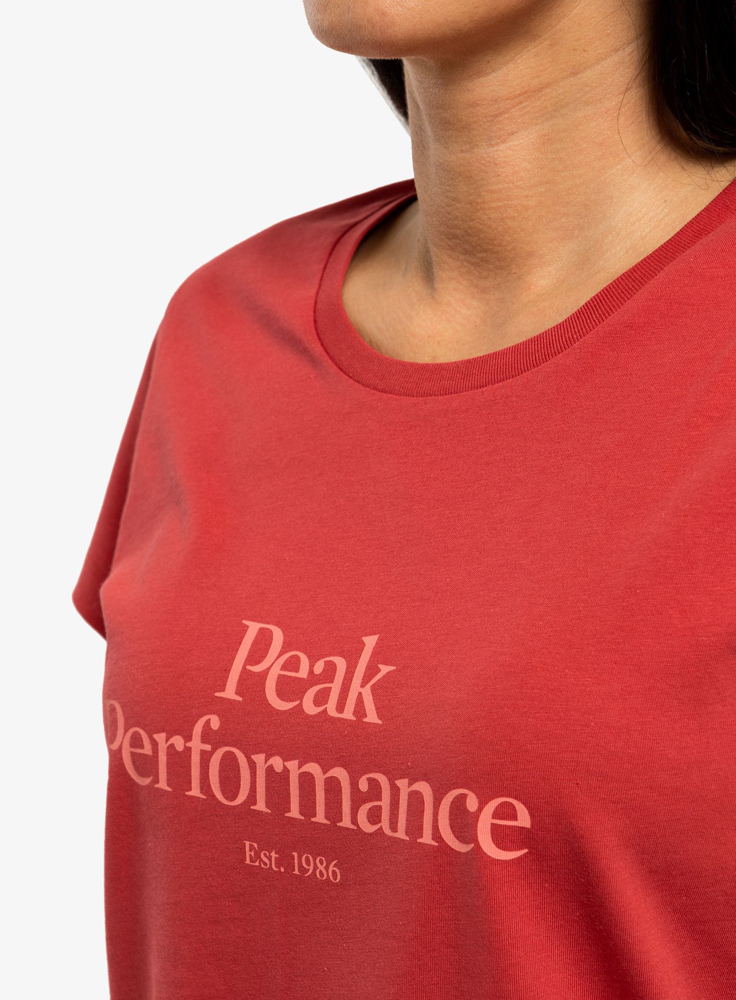 Футболка жіноча Peak Performance Original Tee - softer red