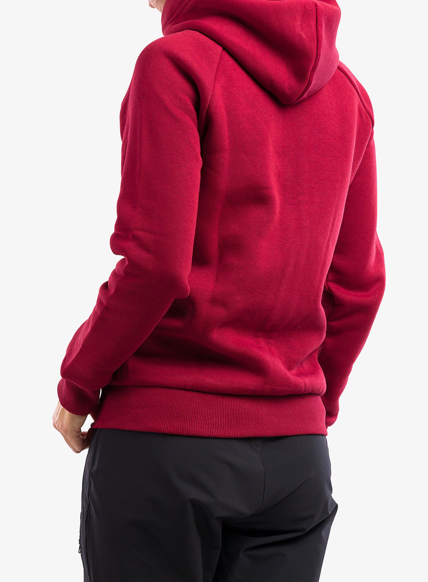Кофта на замку жіноча Peak Performance Original Zip Hood - rogue red