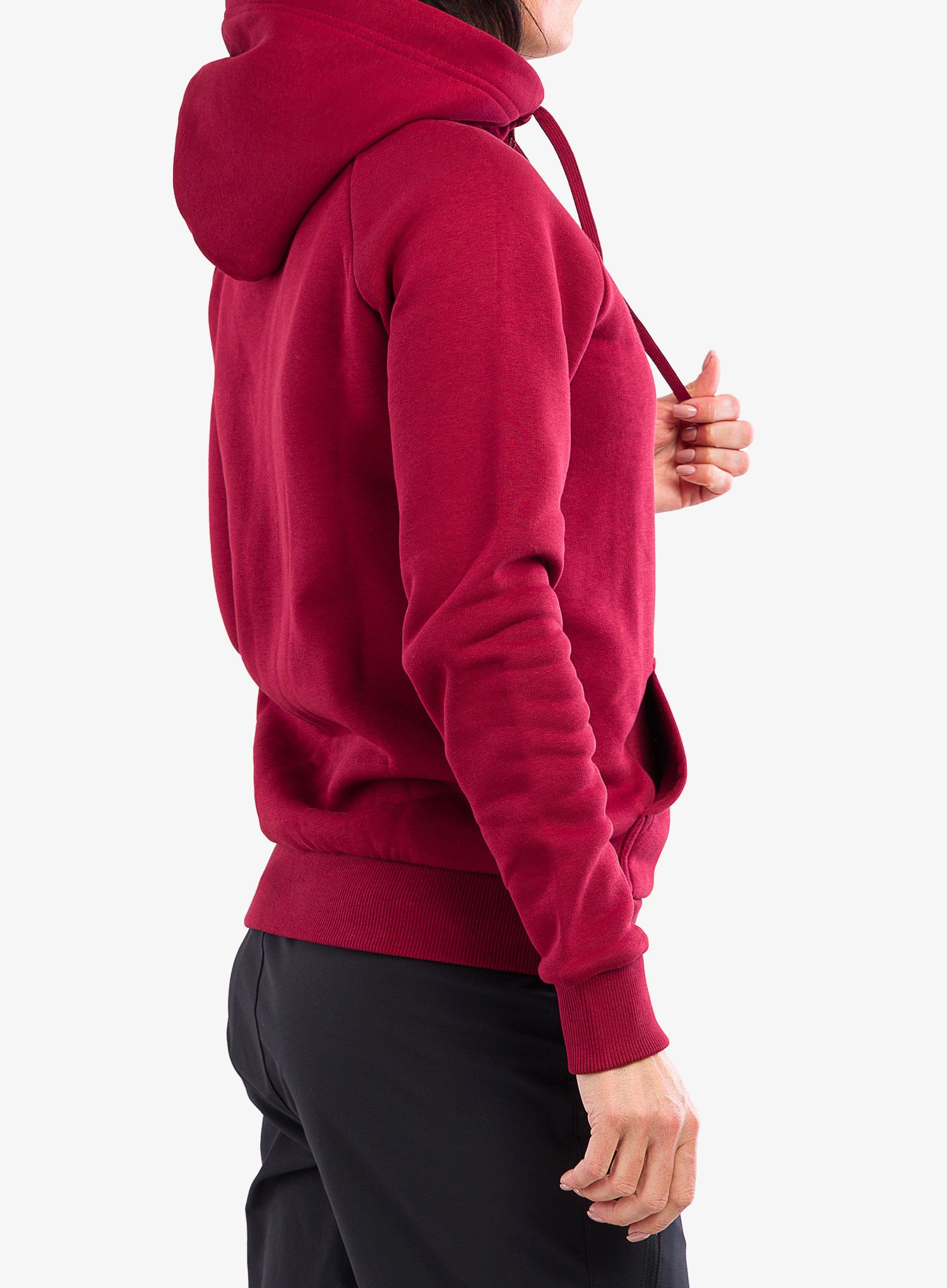 Кофта на замку жіноча Peak Performance Original Zip Hood - rogue red