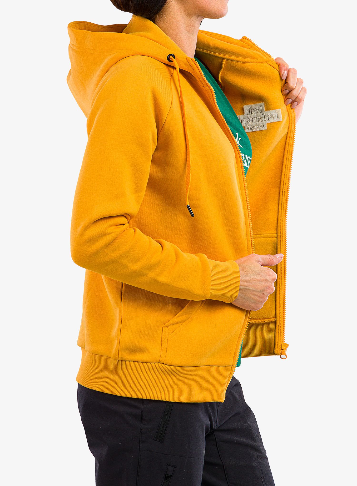 Кофта з каптуром жіноча Peak Performance Original Zip Hood - blaze tundra