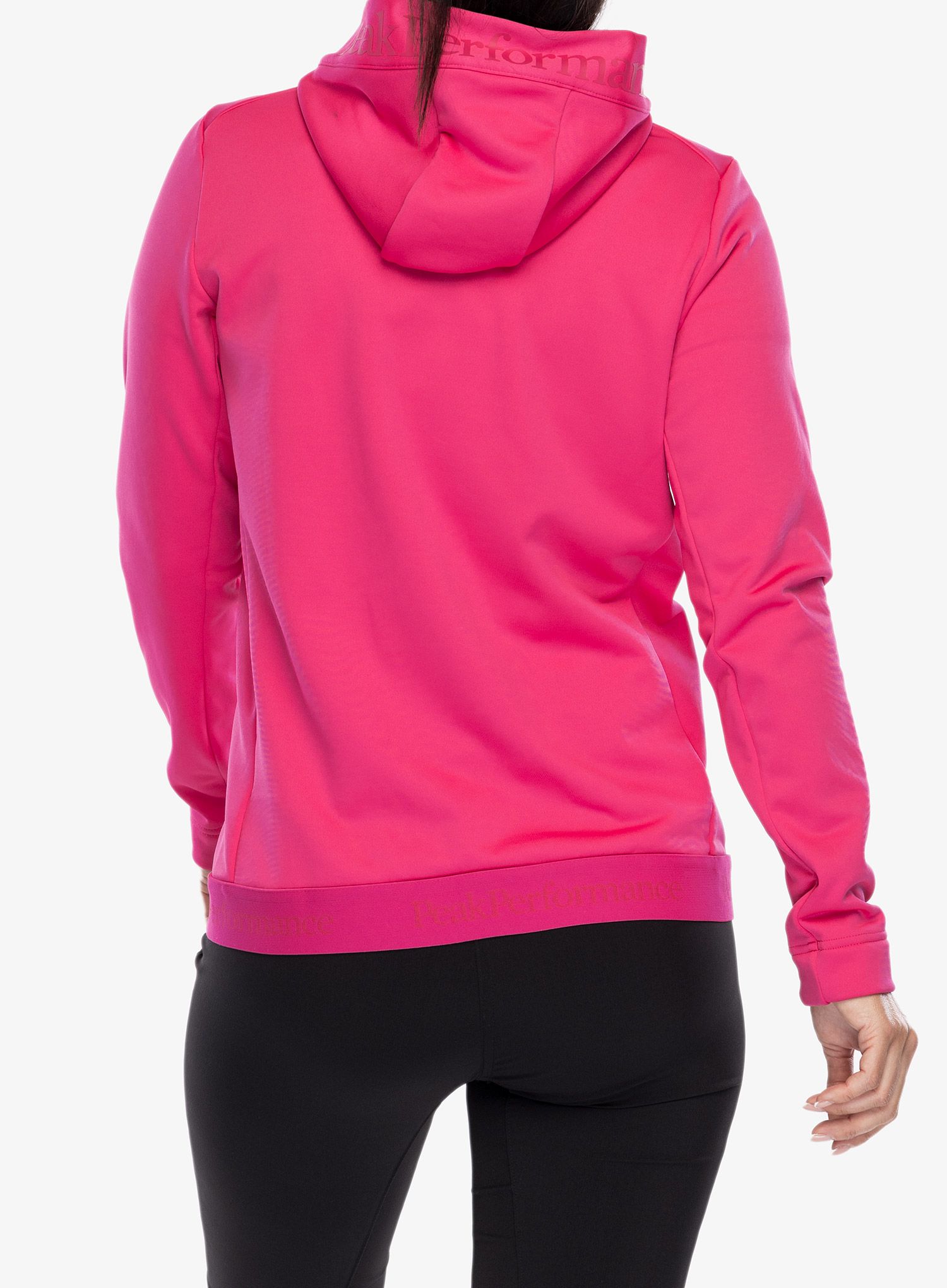 Кофта з каптуром жіноча Peak Performance Rider Tech Zip Hood - beetroot purple