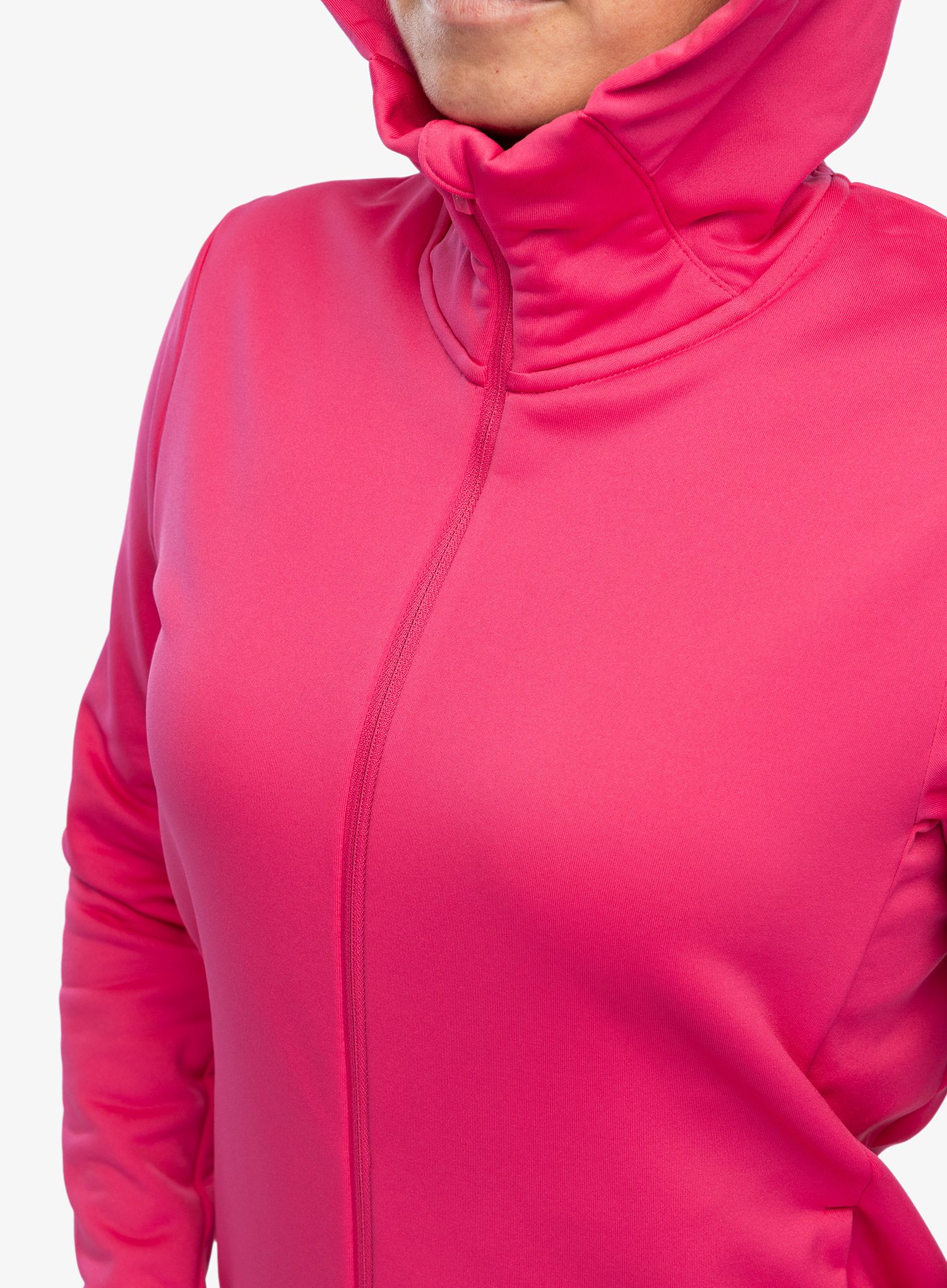 Кофта з каптуром жіноча Peak Performance Rider Tech Zip Hood - beetroot purple