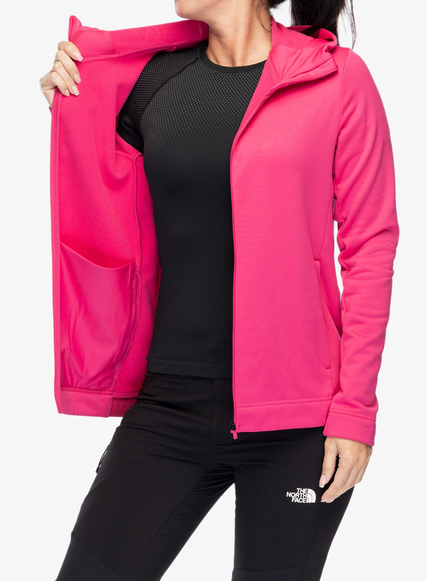 Кофта з каптуром жіноча Peak Performance Rider Tech Zip Hood - beetroot purple