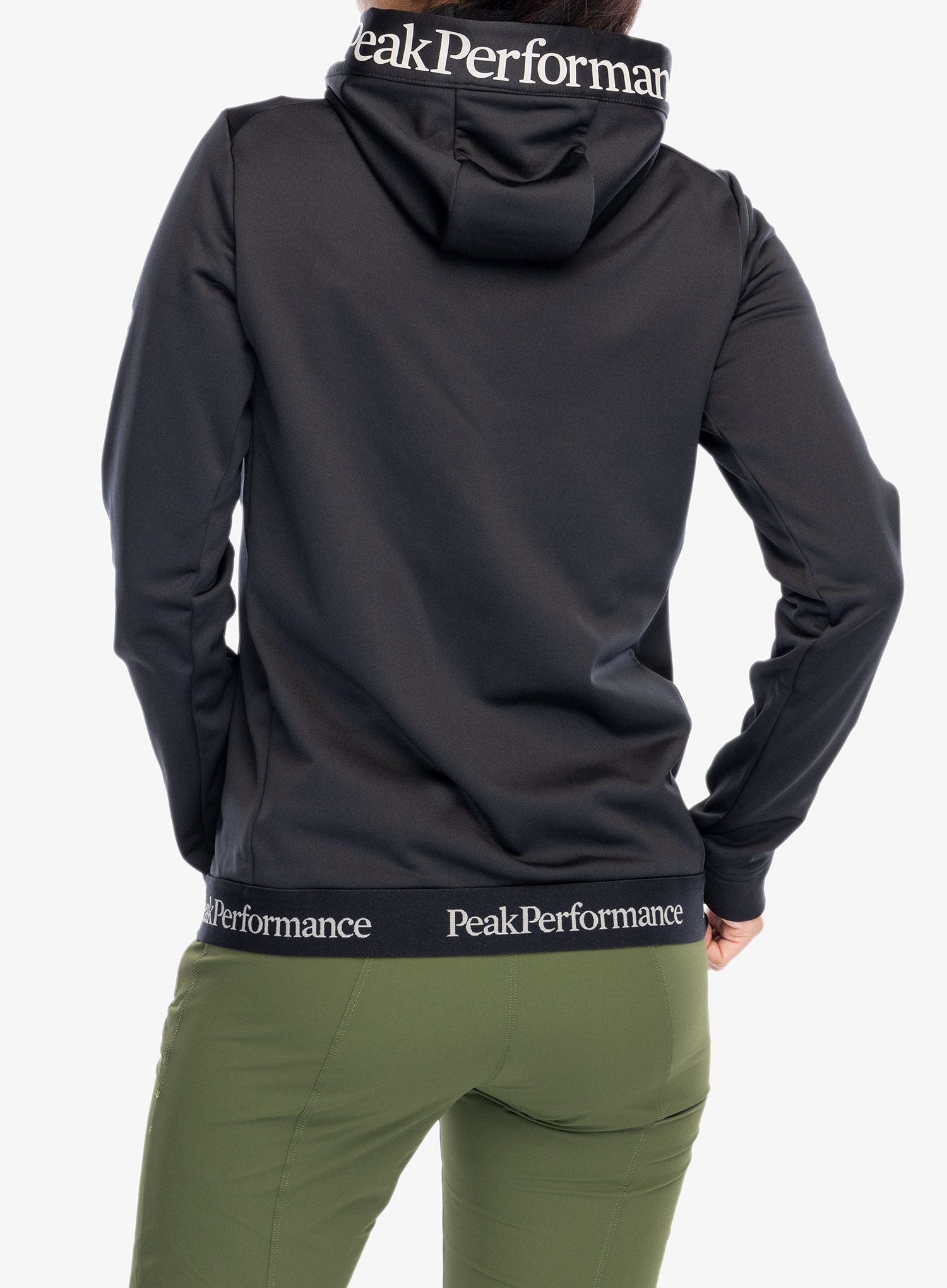 Кофта флісова жіноча Peak Performance Rider Tech Zip Hood - black