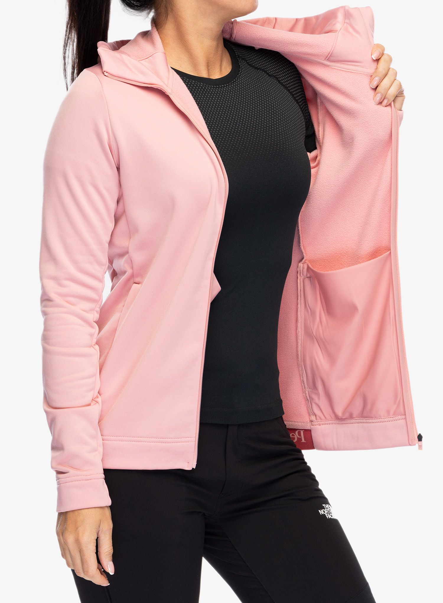 Кофта жіноча Peak Performance Rider Tech Zip Hood - warm blush