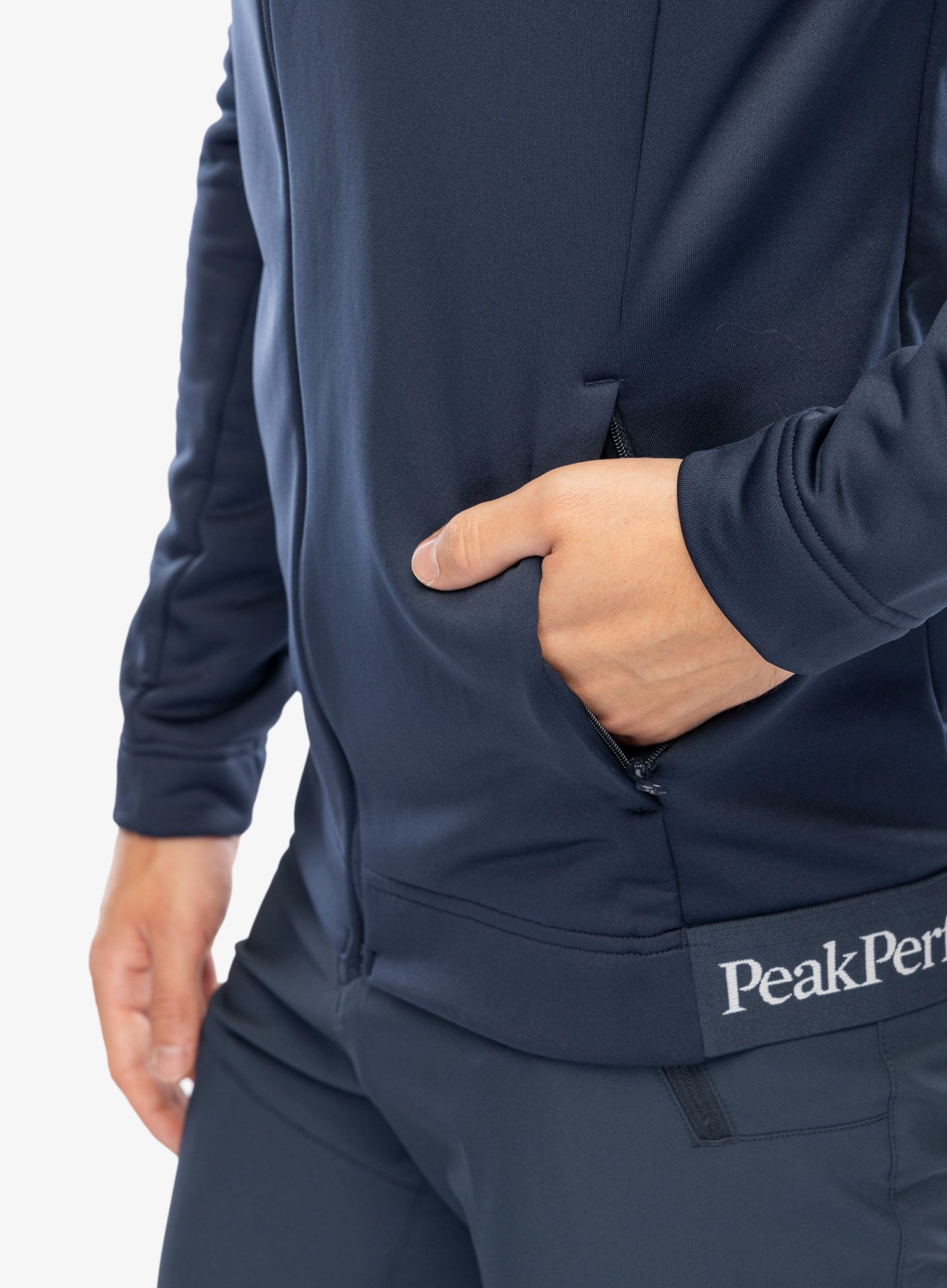 Кофта на блискавці Peak Performance Rider Tech Zip Jacket - blue shadow