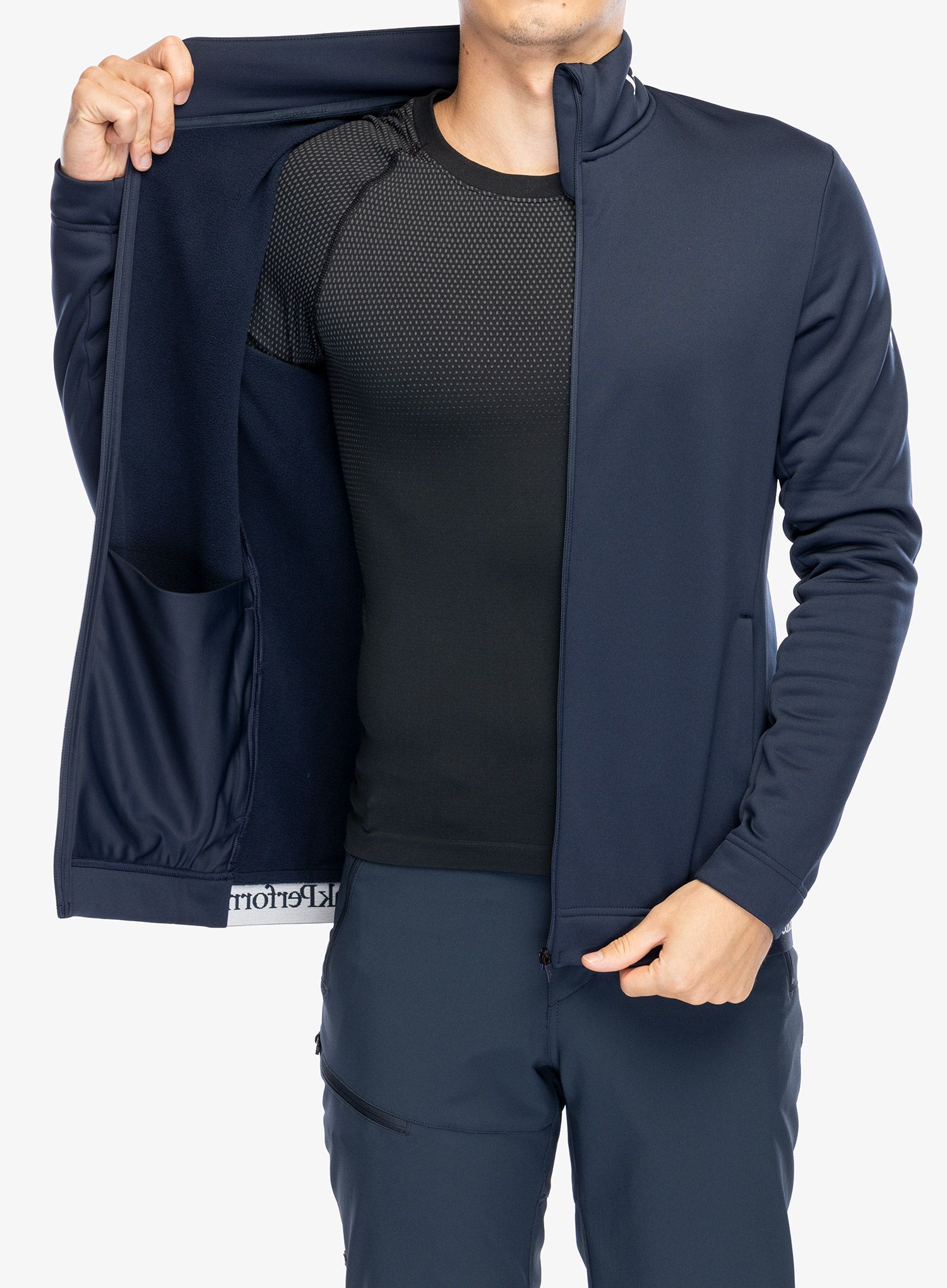 Кофта на блискавці Peak Performance Rider Tech Zip Jacket - blue shadow