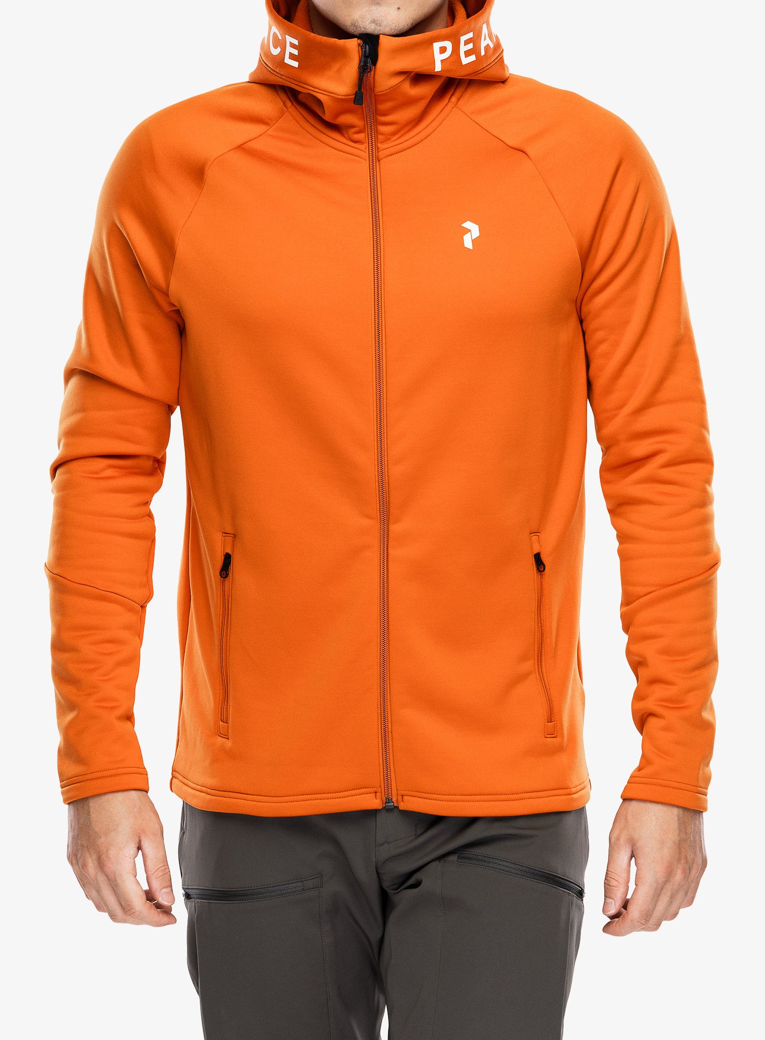 Кофта на блискавці Peak Performance Rider Zip Hood - gold flame/gold flame