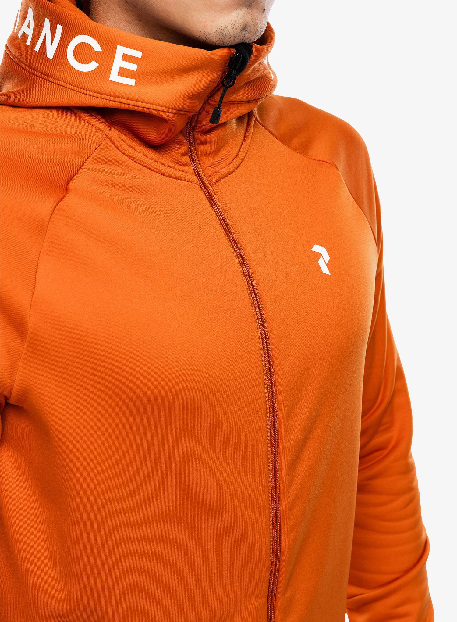 Кофта на блискавці Peak Performance Rider Zip Hood - gold flame/gold flame