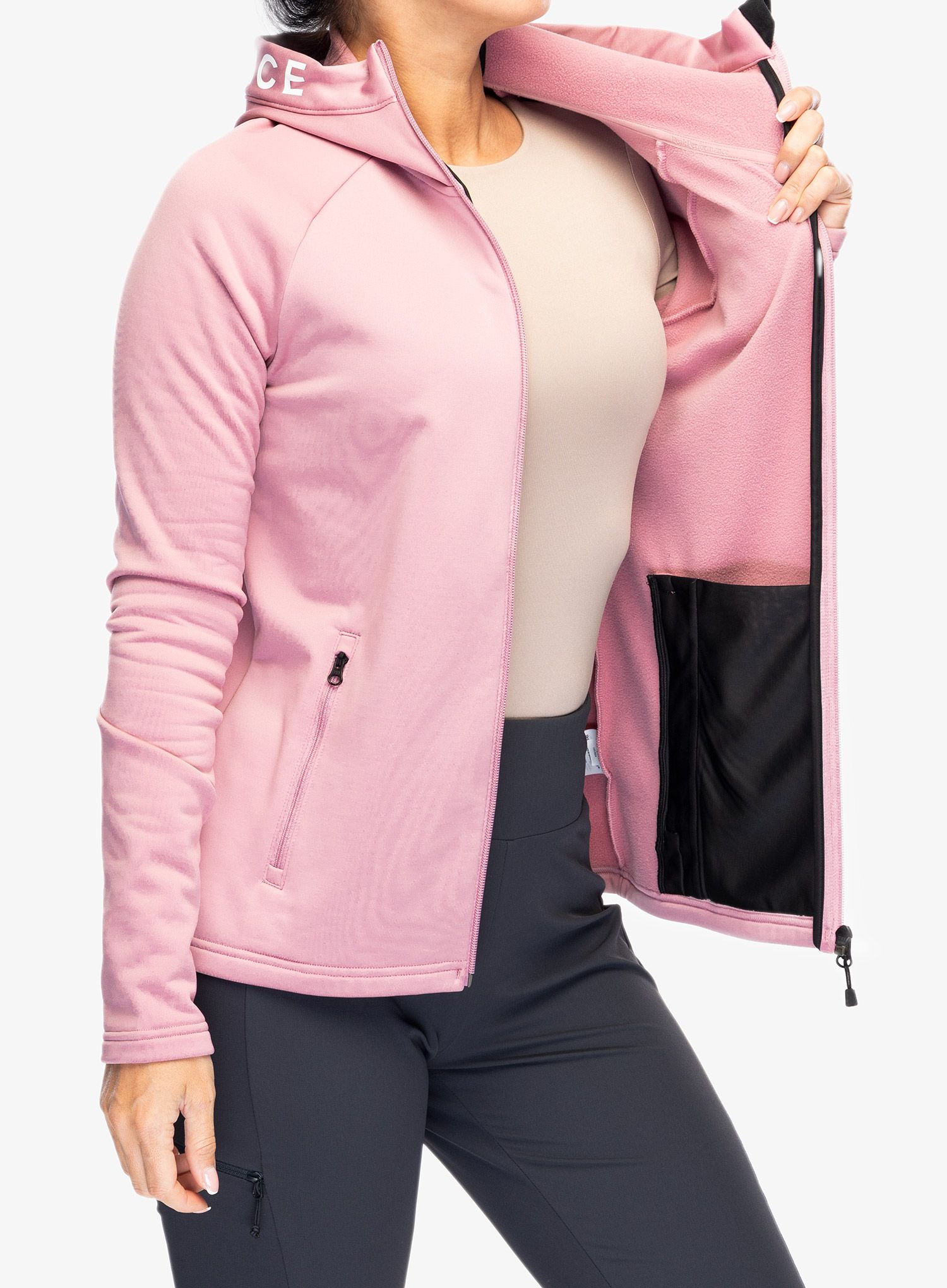 Кофта з каптуром жіноча Peak Performance Rider Zip Hood - bitter root
