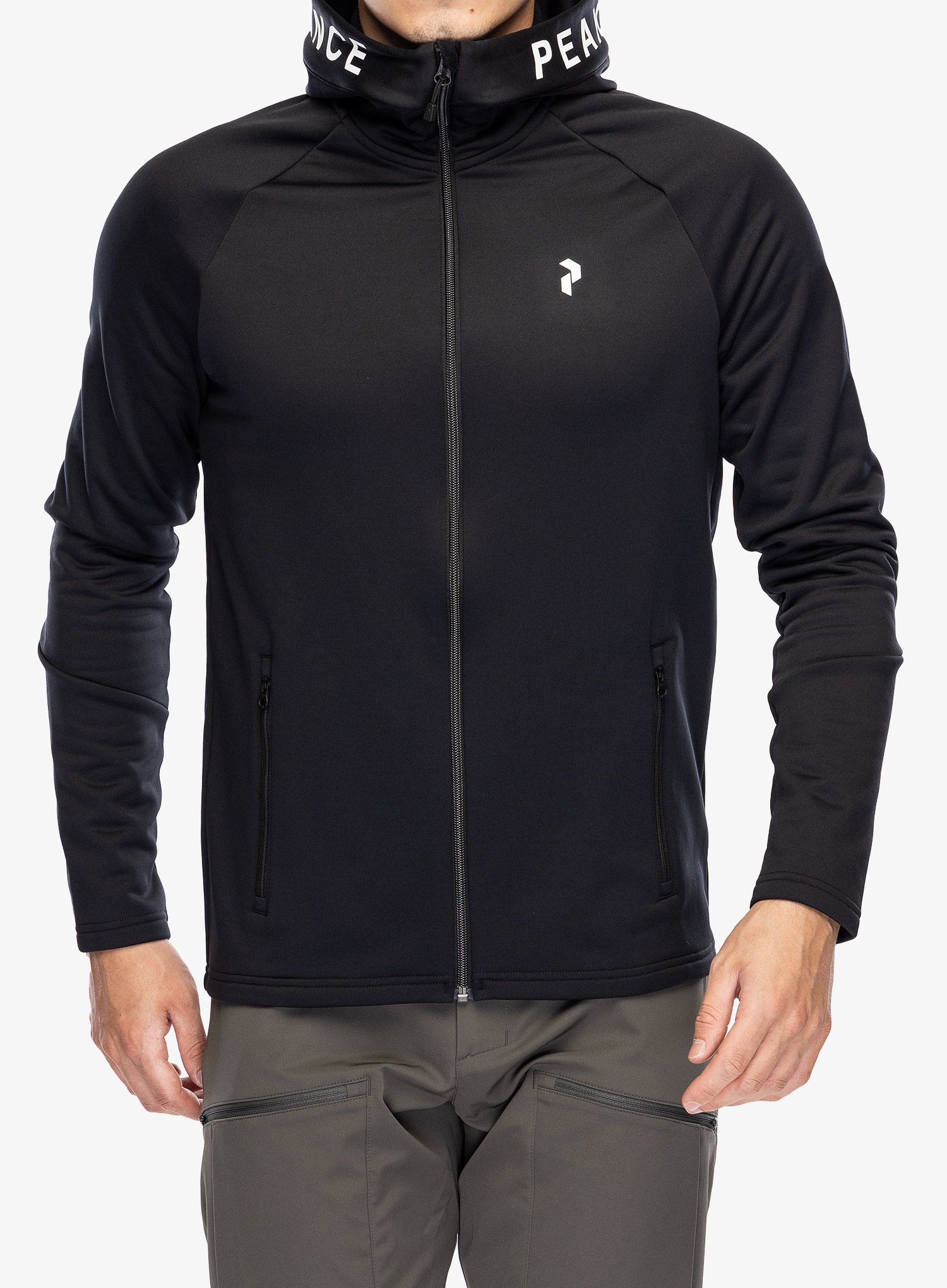 Кофта флісова Peak Performance Rider Zip Hood - black
