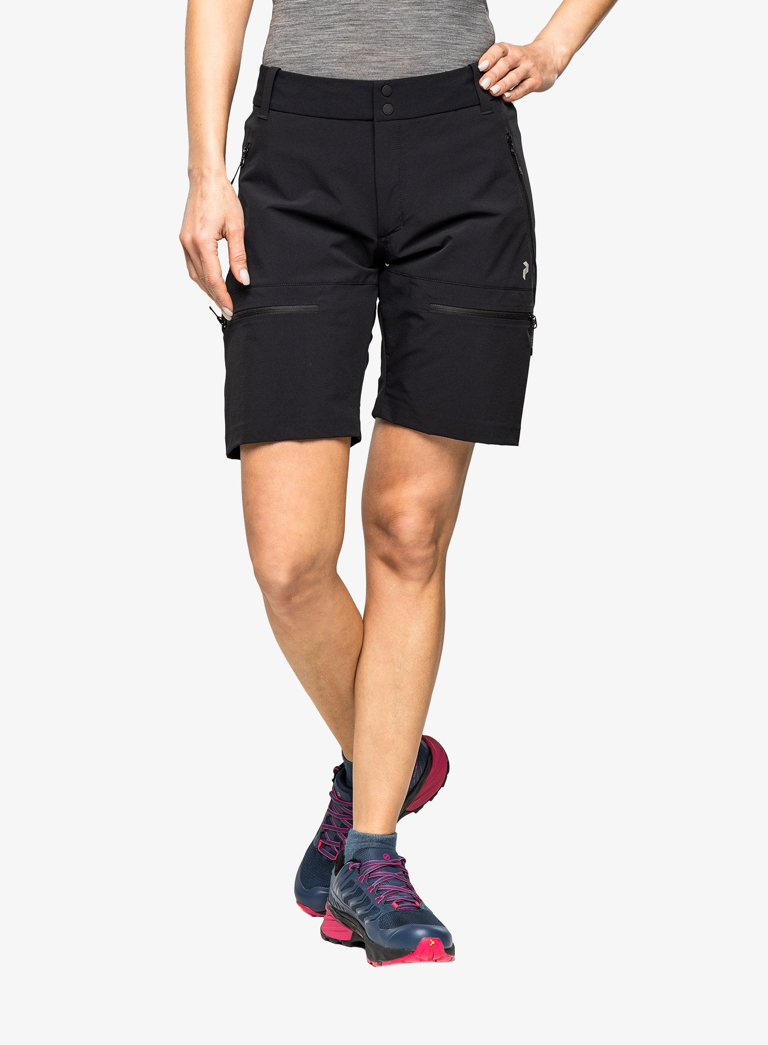 Шорти жіночі Peak Performance Stretch Trek Shorts - black