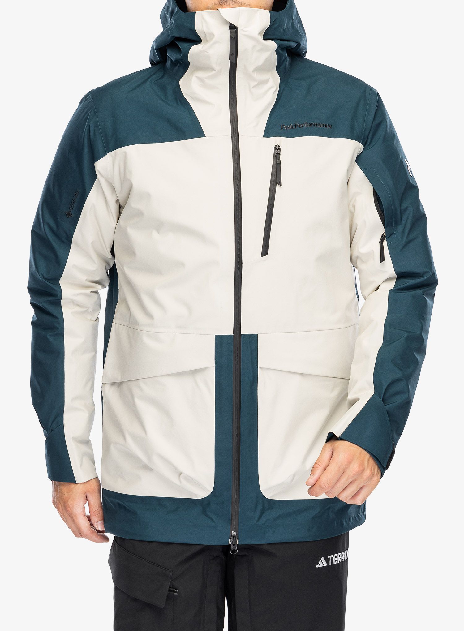 Куртка лижна Peak Performance Vertical GORE-TEX 3L Jacket - infinity teel/sand fog