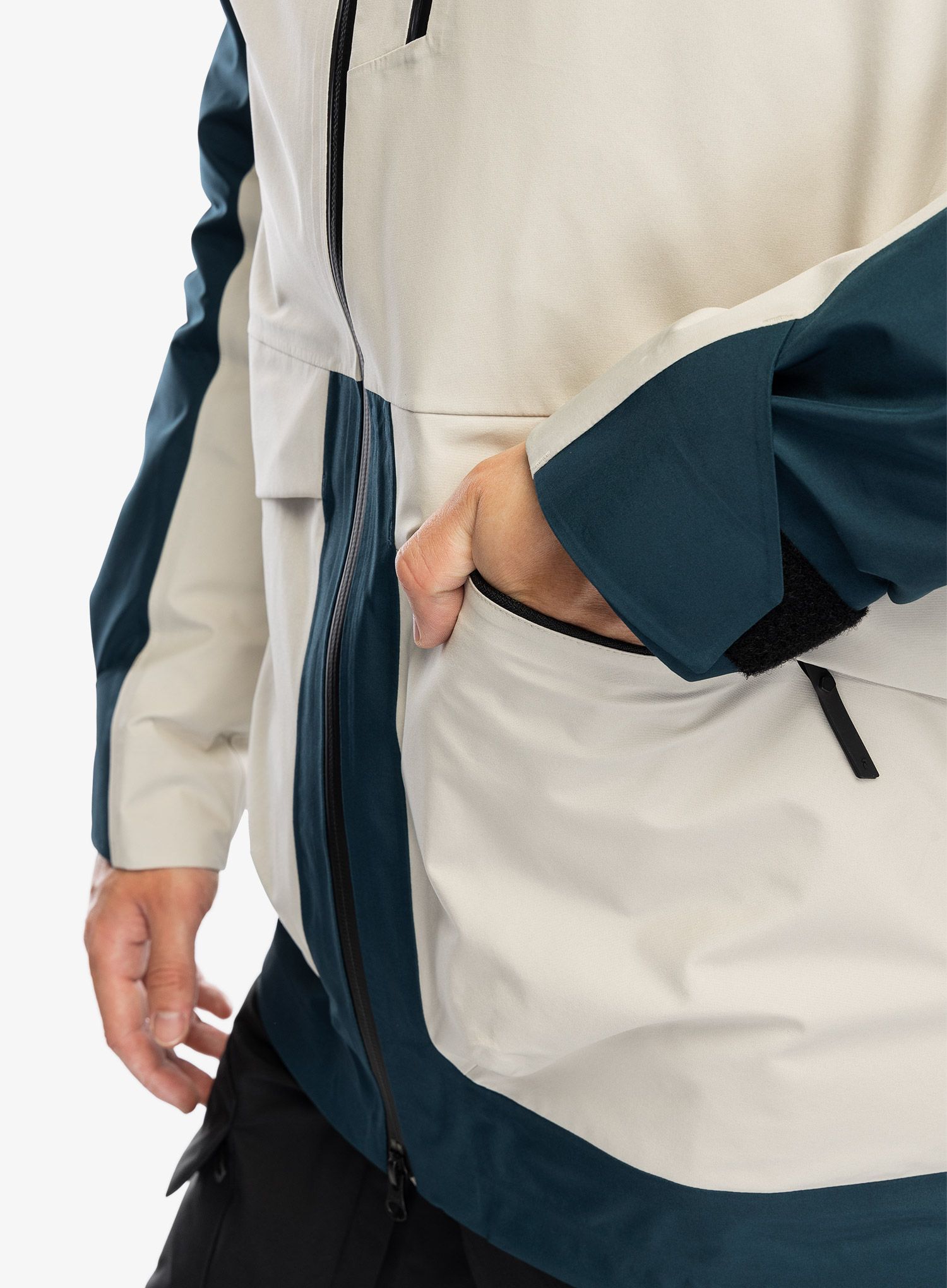 Куртка лижна Peak Performance Vertical GORE-TEX 3L Jacket - infinity teel/sand fog
