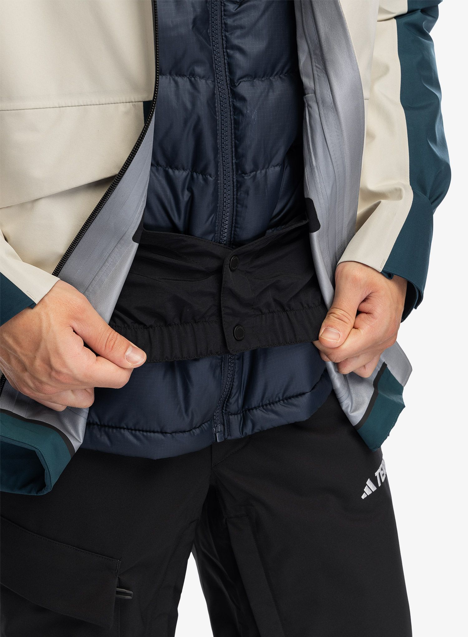 Куртка лижна Peak Performance Vertical GORE-TEX 3L Jacket - infinity teel/sand fog