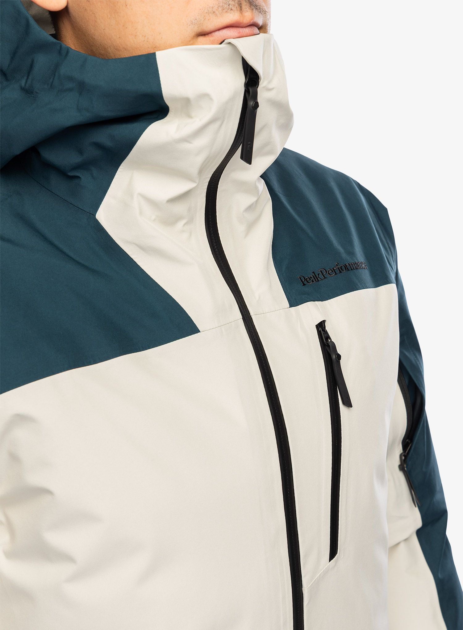 Куртка лижна Peak Performance Vertical GORE-TEX 3L Jacket - infinity teel/sand fog