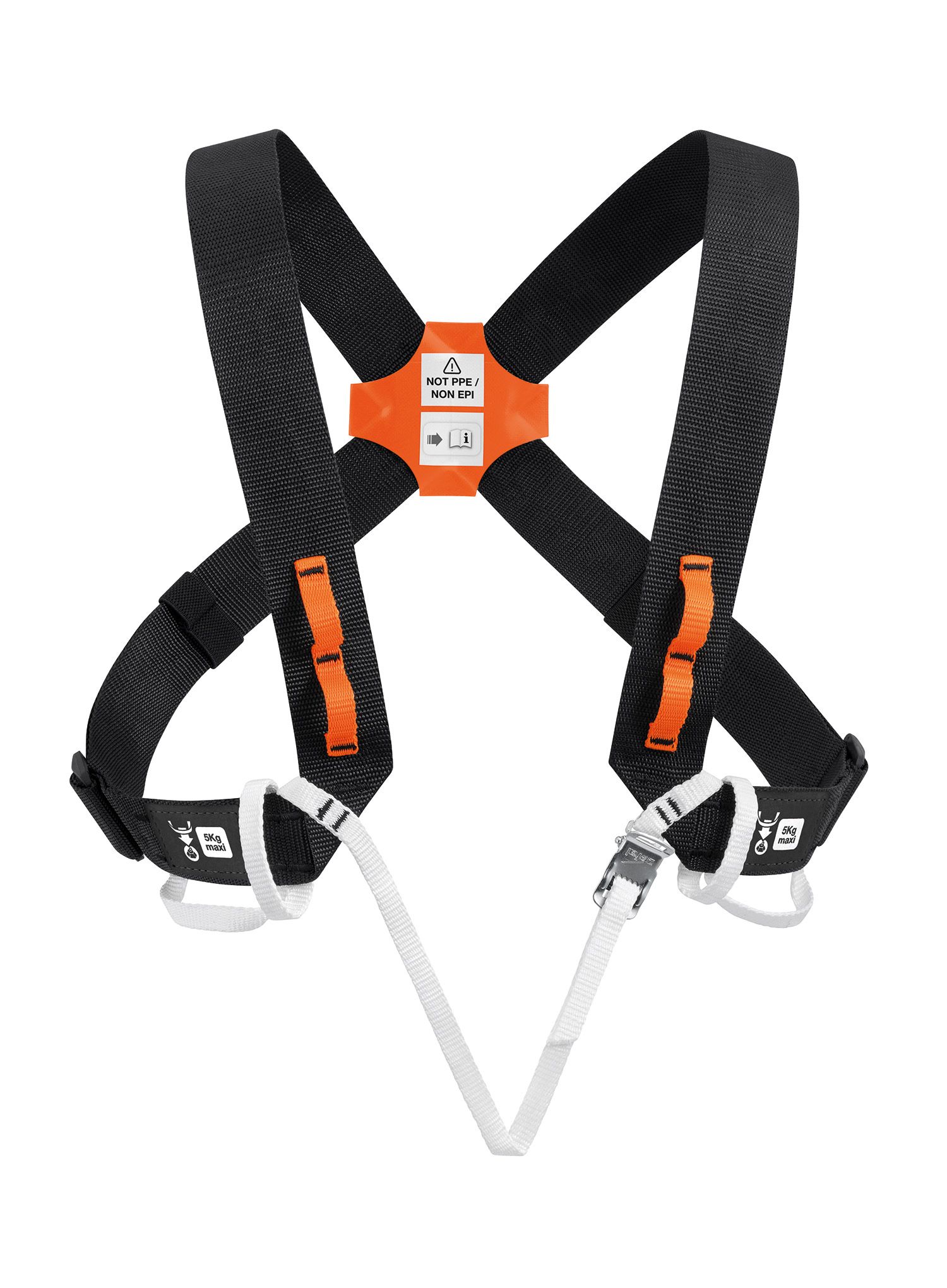 Розвантажувальна система Petzl Explo - black/orange
