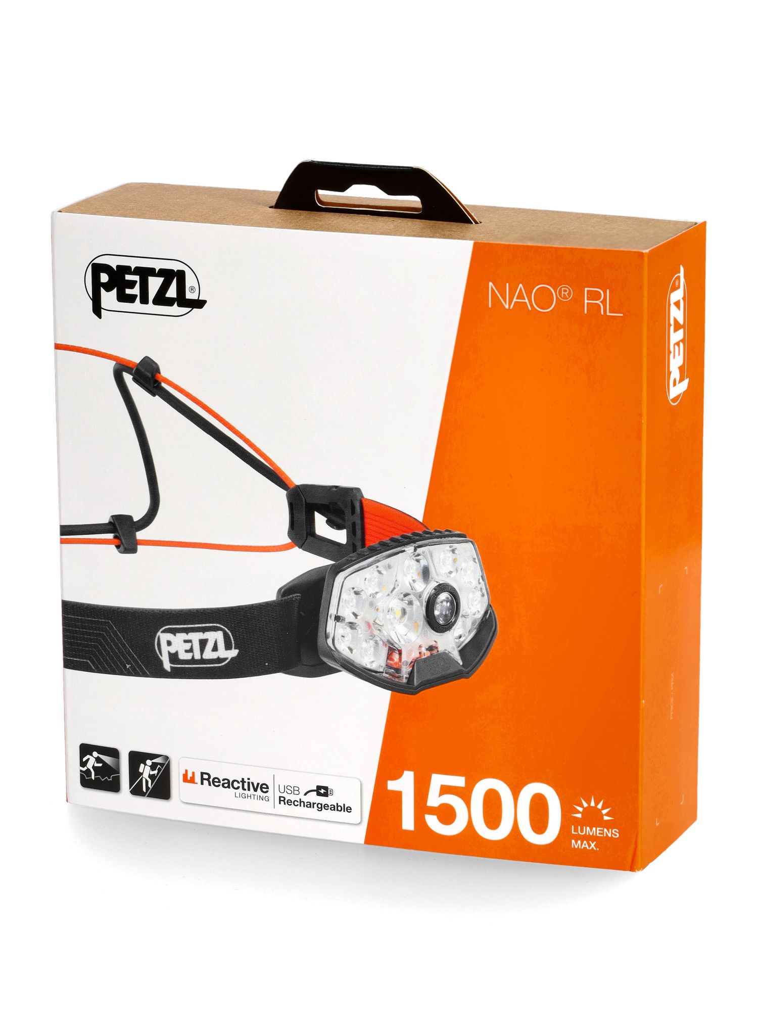 Ліхтарик налобний Petzl Nao RL - black (1500 lm)