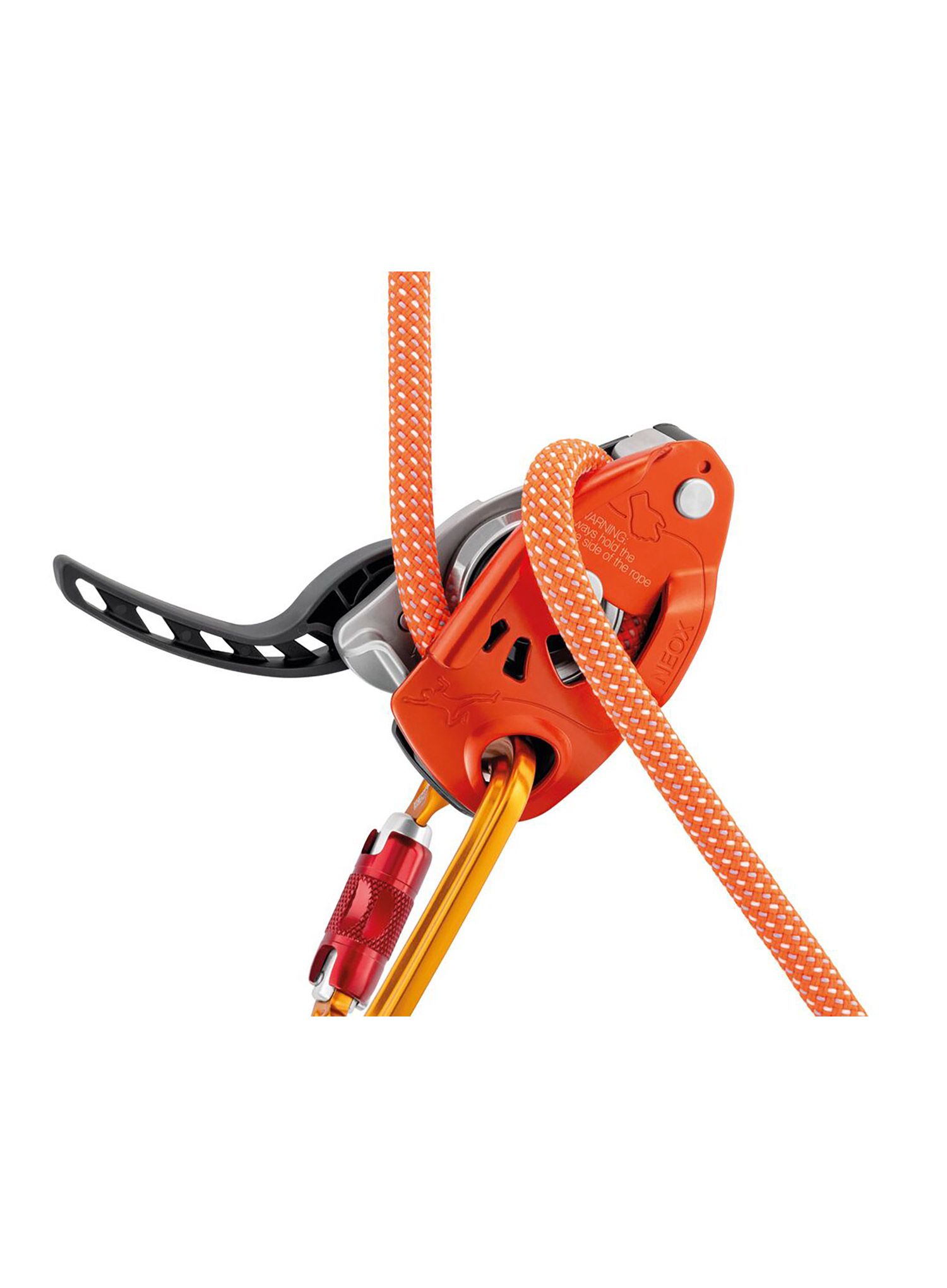 Спусковий пристрій Petzl Neox - orange