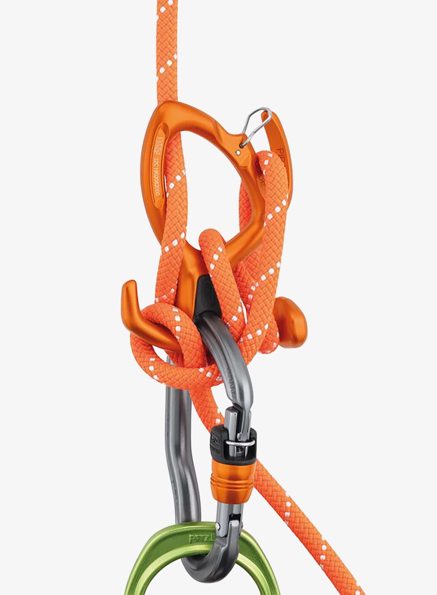 Спусковий пристрій Petzl Pirana Guide - orange